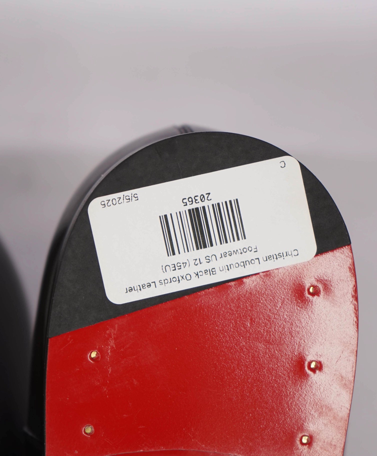 $1,050 CHRISTIAN LOUBOUTIN - *GREGGO* Black Oxfords - 12 US (45EU)