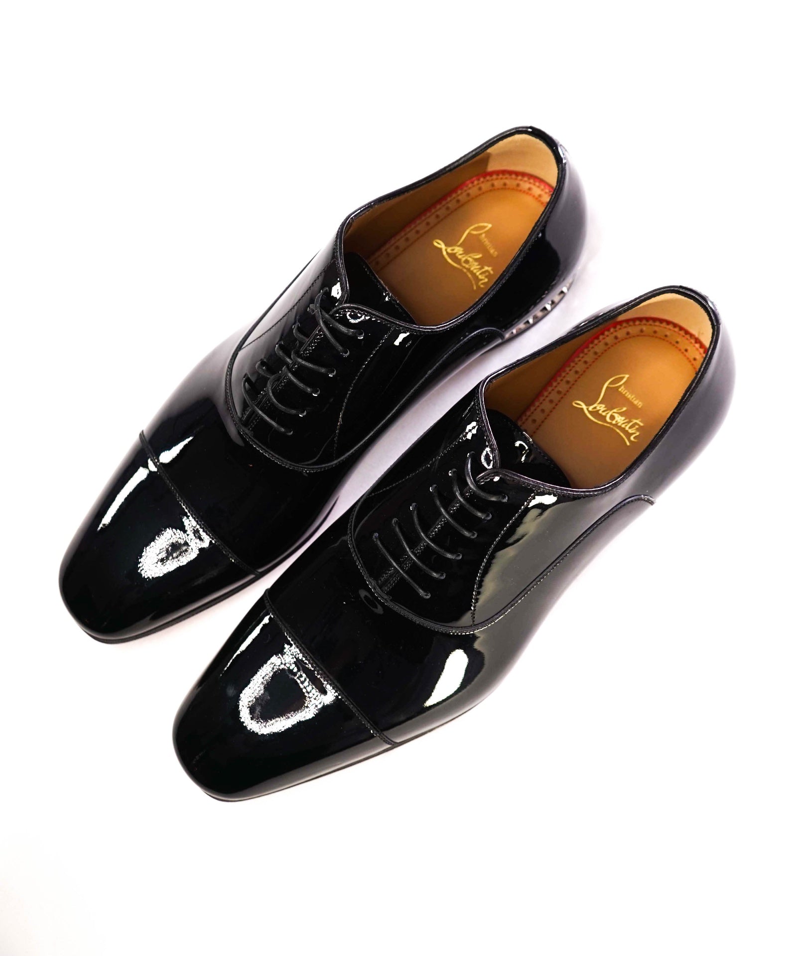 $1,295 Christian Louboutin "Greggyrocks" Patent Oxfords US 9 (42EU)