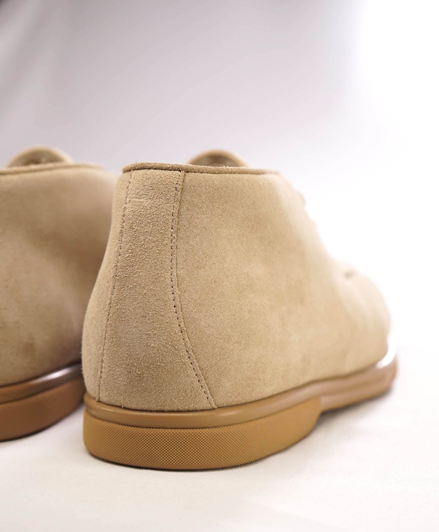 $795 Eleventy Stone Suede Shearling Lined Chukka US 10.5 (43.5EU)
