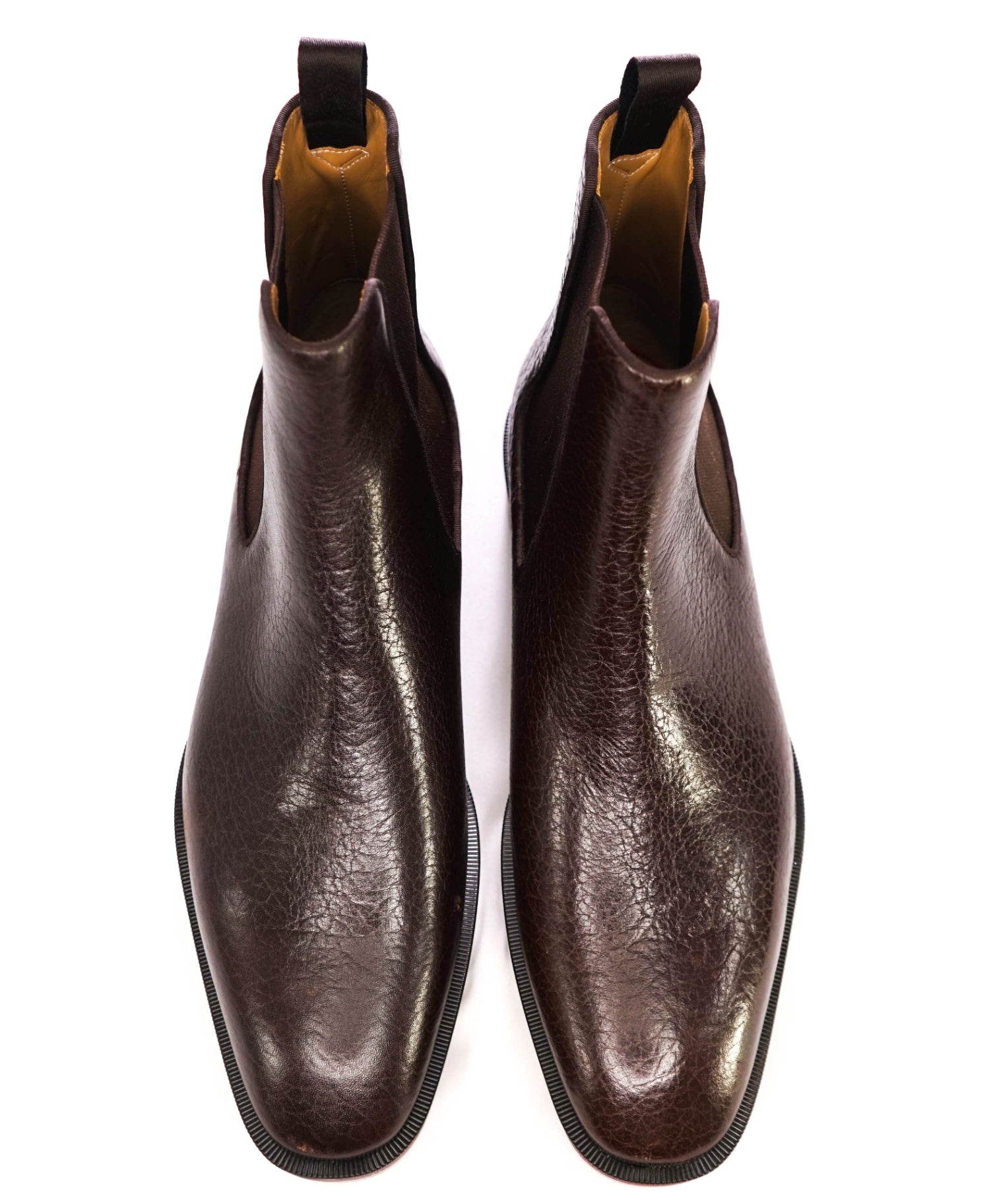 $1,300 CHRISTIAN LOUBOUTIN - *ALPINOSOL* Brown Lug Sole Boots - US 10 (43EU)