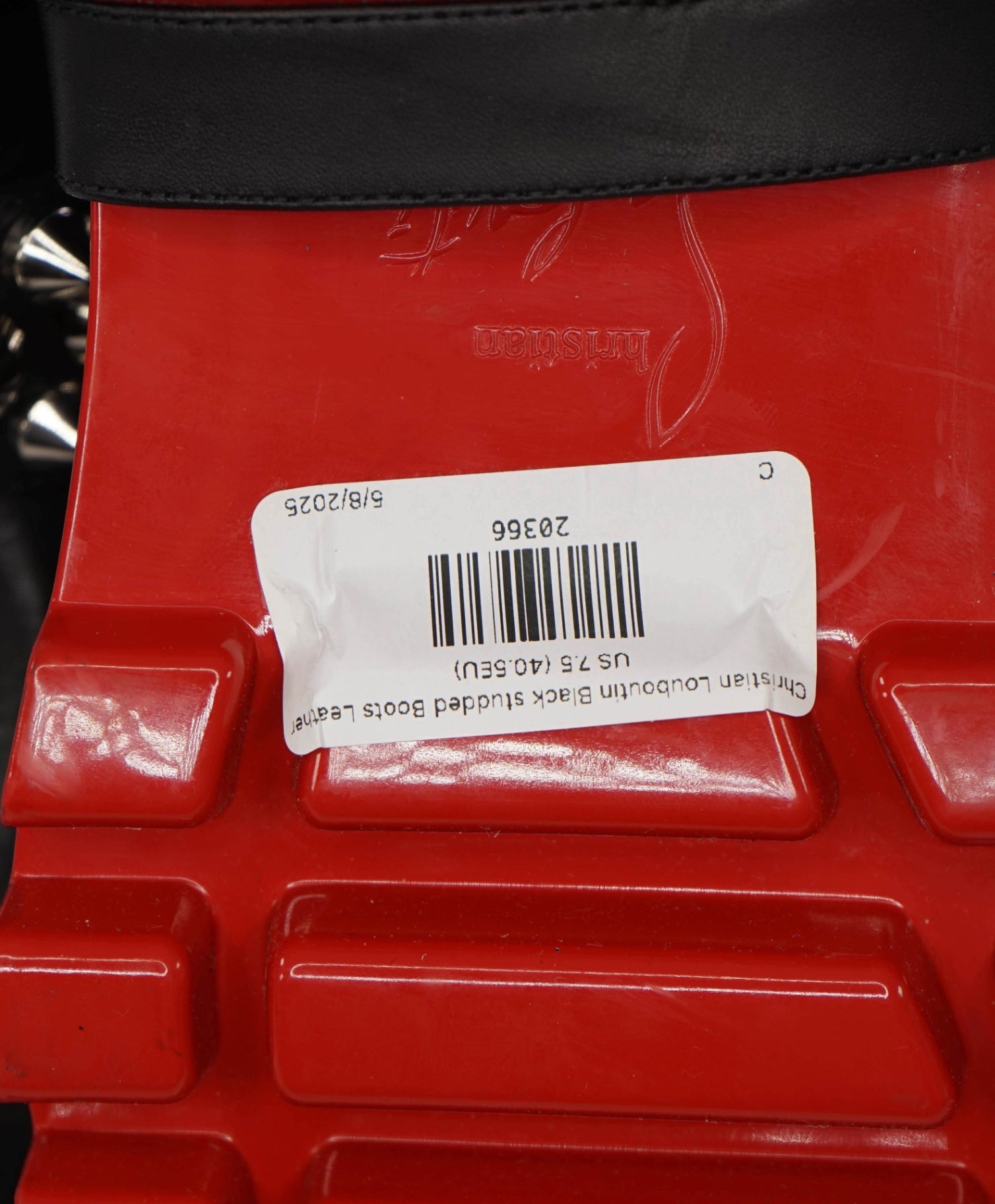 $2,000 Christian Louboutin "Dune Bike" Spike Boots (Womens) US 10.5 (40.5EU)