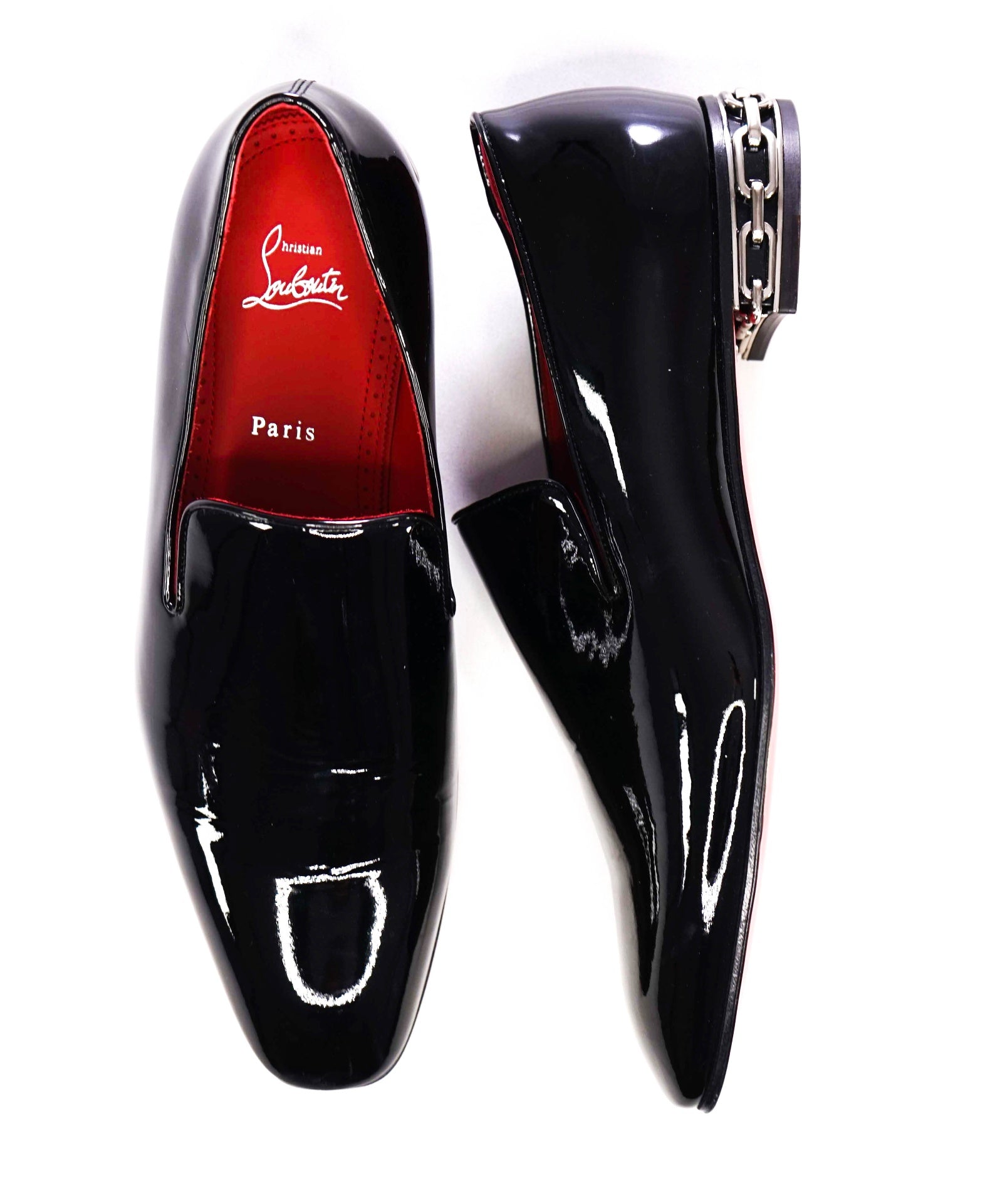 $1,150 Christian Louboutin"DANDY ATLAS" Patent Loafer US 10.5 (43.5EU)
