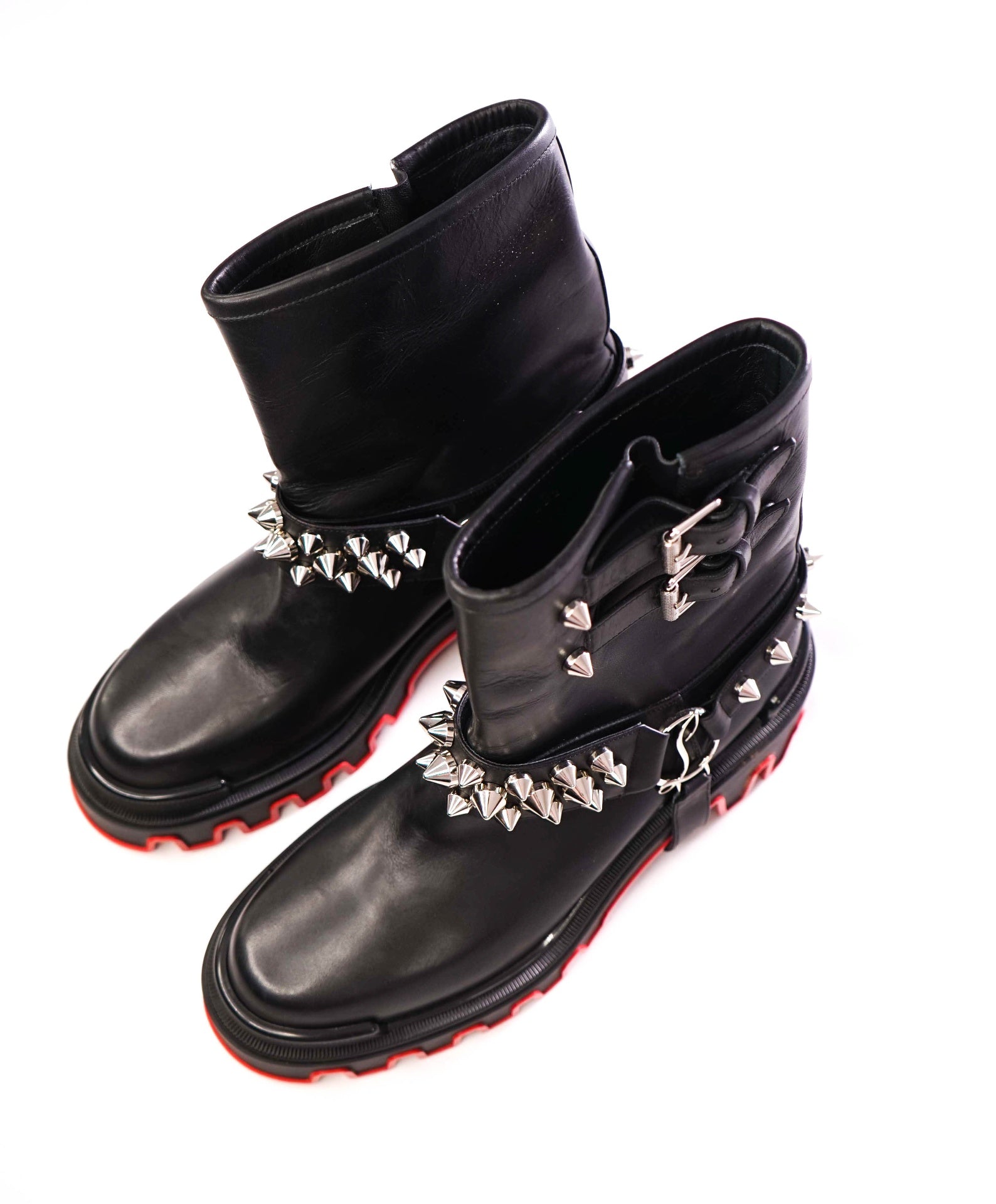 $2,000 Christian Louboutin "Dune Bike" Spike Boots (Womens) US 10.5 (40.5EU)