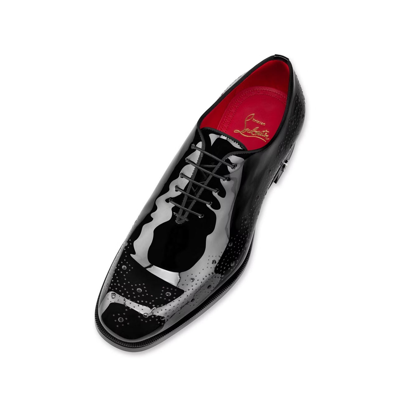 $1,200 CHRISTIAN LOUBOUTIN - *CORTEOBELLO* Patent Brogue Oxfords 8.5 US (EU41.5)