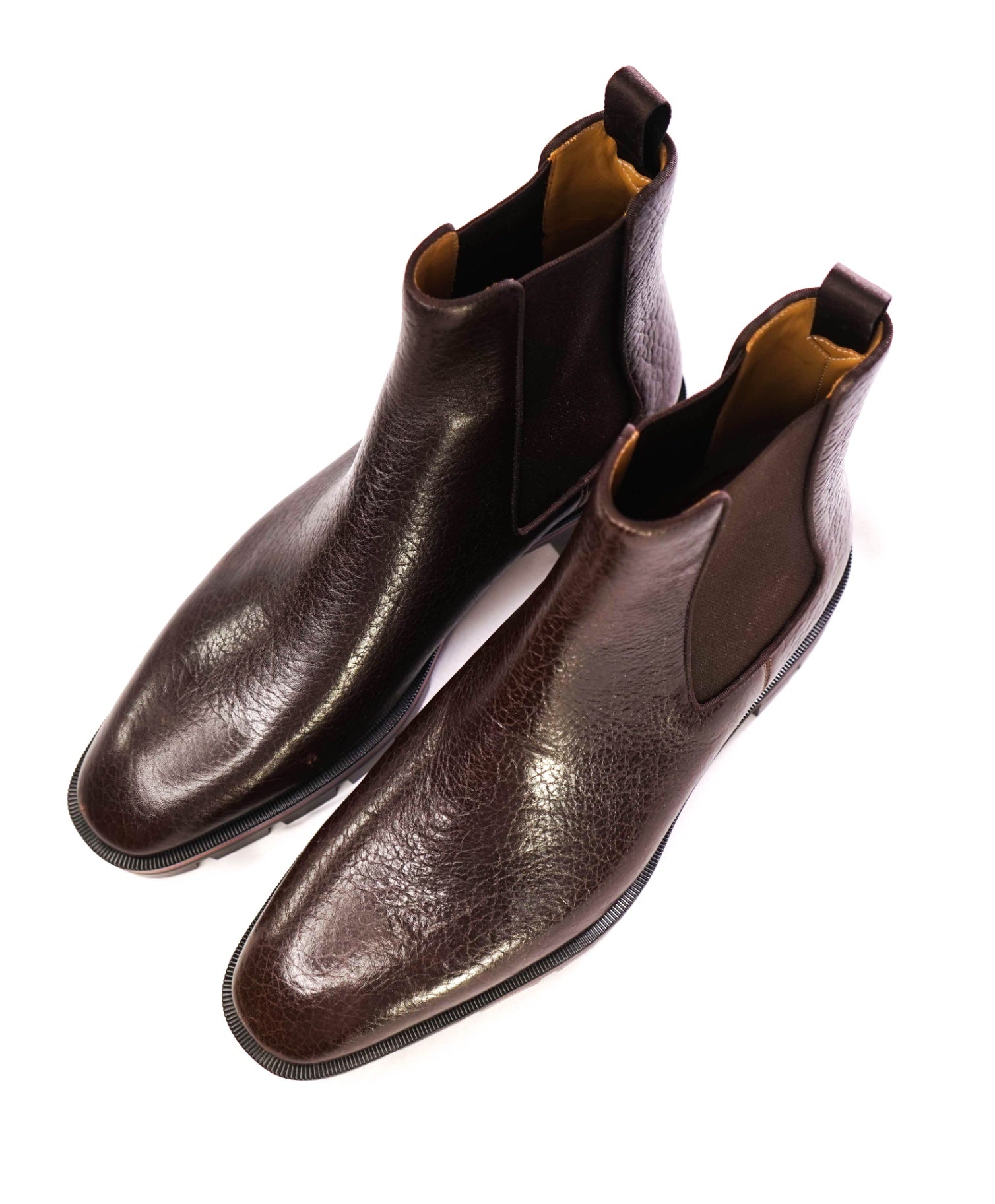 $1,300 CHRISTIAN LOUBOUTIN - *ALPINOSOL* Brown Lug Sole Boots - US 10 (43EU)