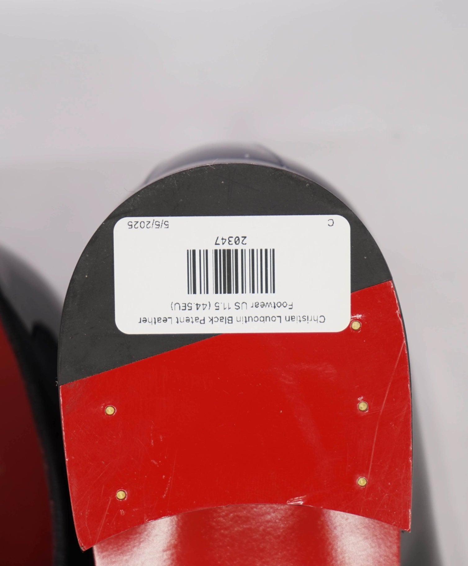 $1,295 Christian Louboutin "Chambeliss Night Strass" Patent Oxfords 11.5 US (44.5EU)