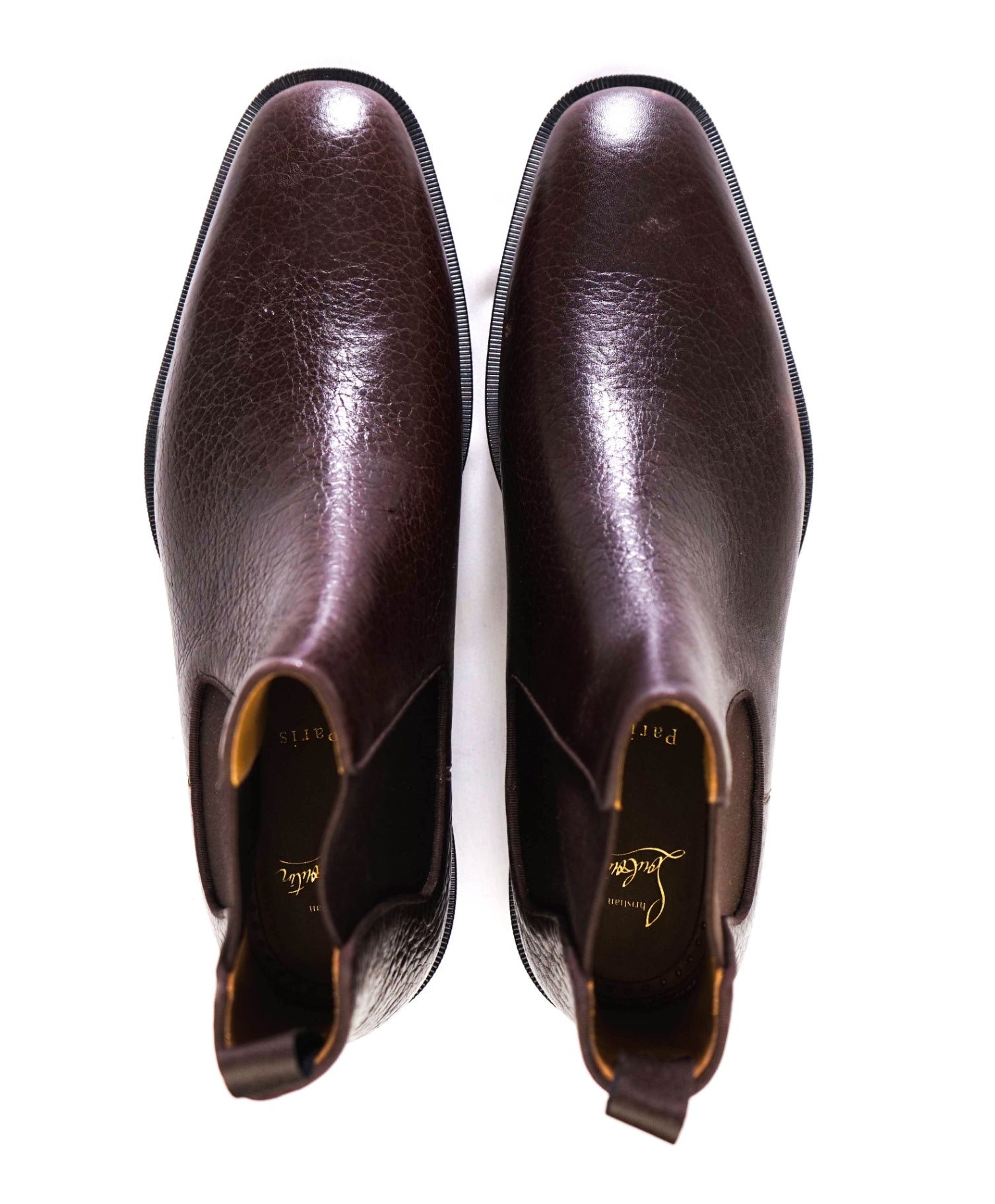 $1,300 CHRISTIAN LOUBOUTIN - *ALPINOSOL* Brown Lug Sole Boots - US 10 (43EU)