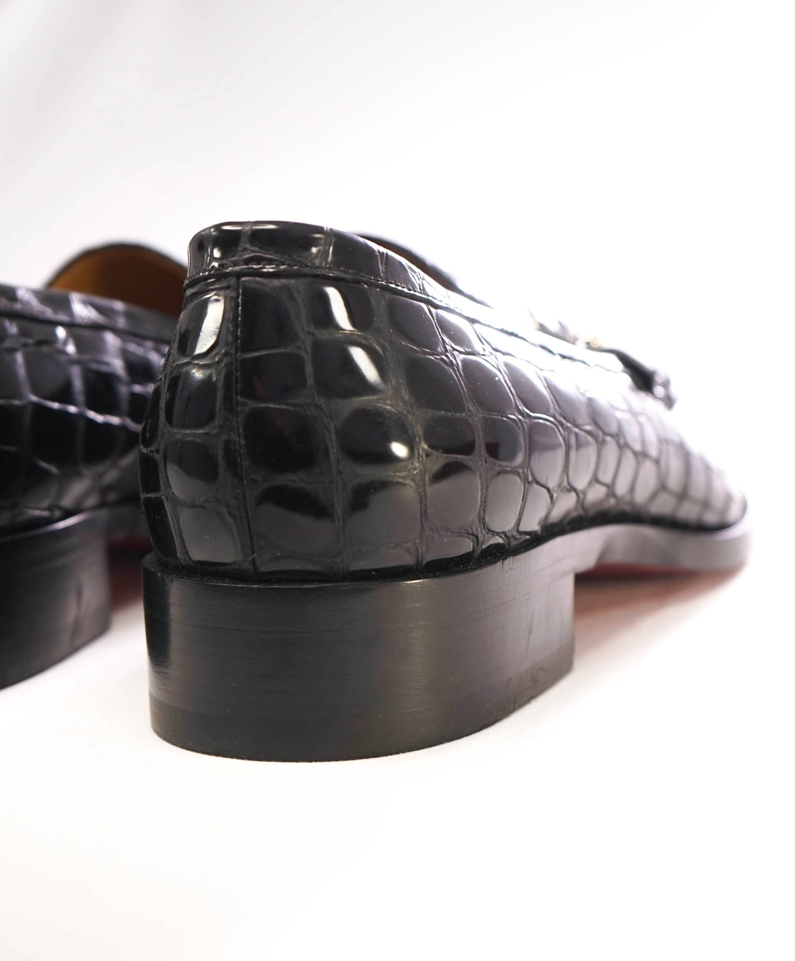 $1,250 Christian Louboutin "Chambelimoc" Crocodile Loafer US 10.5 (43.5EU)