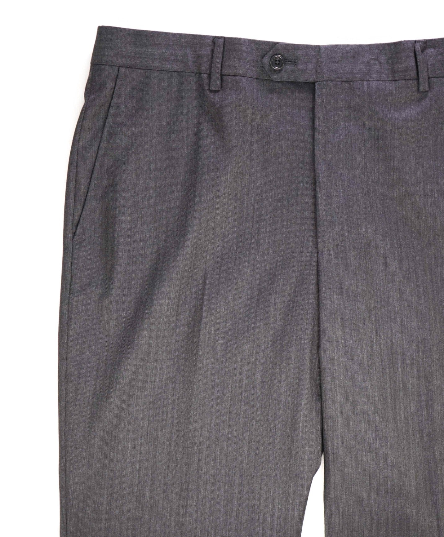 $400 Saks Fifth Avenue Dark Grey Stripe Wool Pants 36W