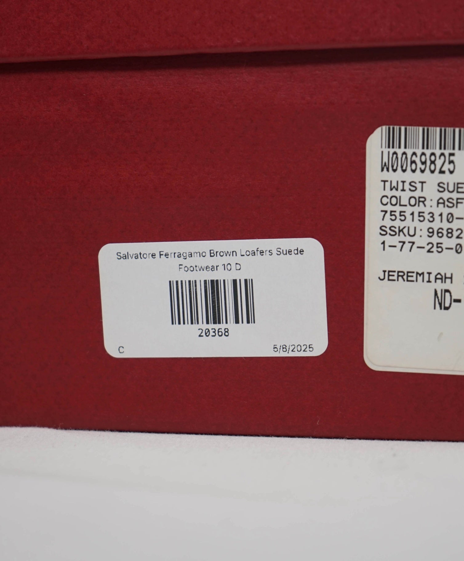 $850 SALVATORE FERRAGAMO - *TAPAS* Brown Suede Gancini Bit Loafer - 10 D