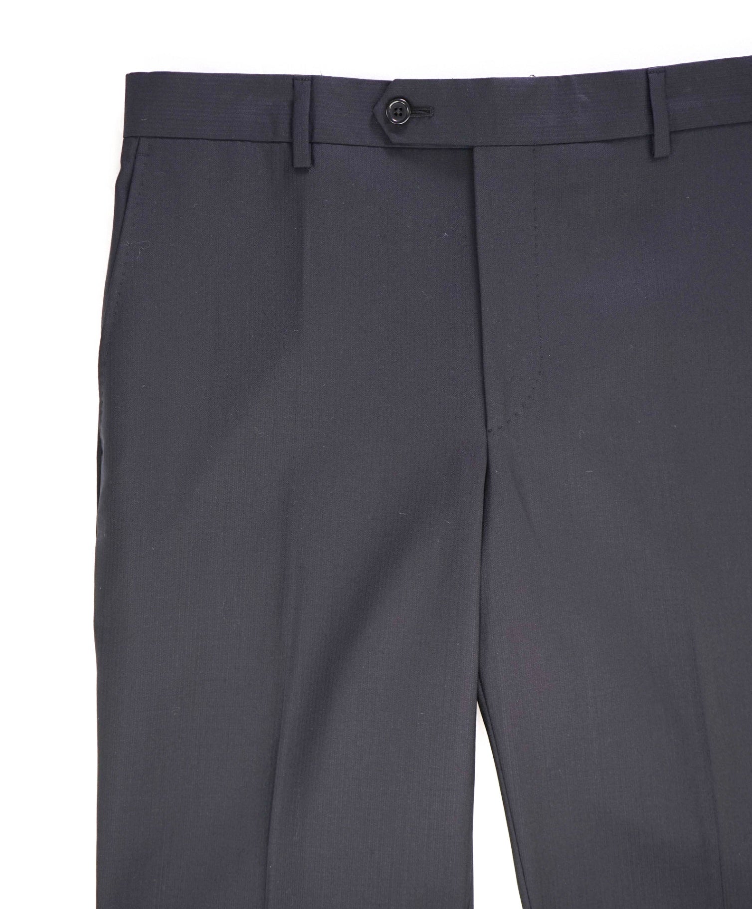 $400 Saks Fifth Avenue Black Stripe Wool Pants 34W