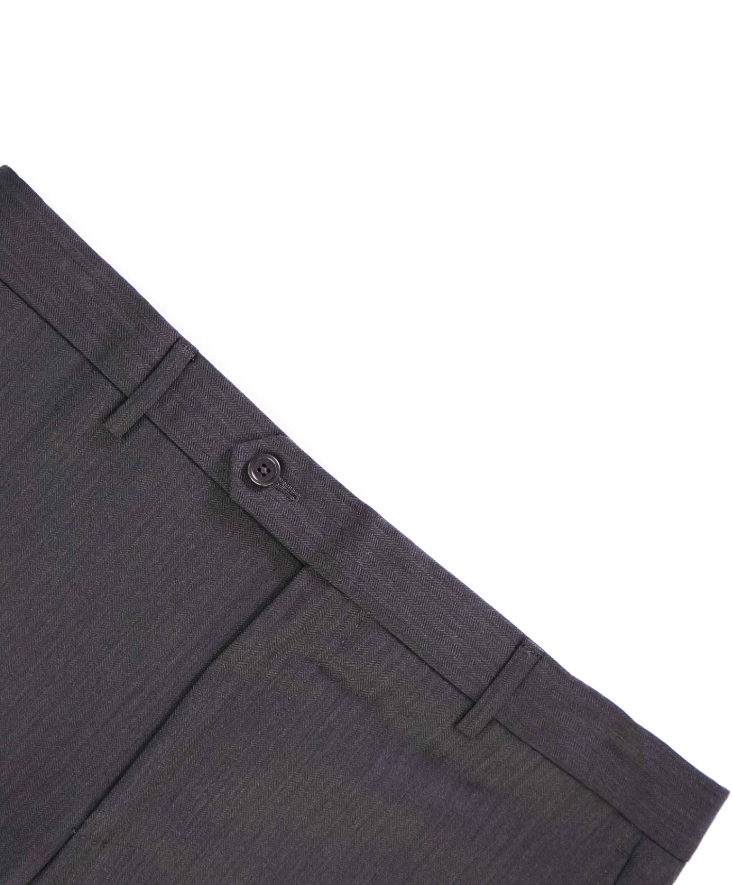 $400 Saks Fifth Avenue Dark Grey Stripe Wool Pants 34W