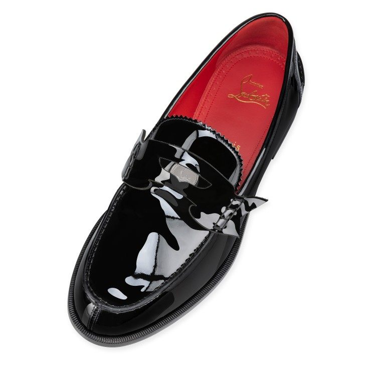 $1,050 CHRISTIAN LOUBOUTIN - *PENNY* Black Loafers - US 13 (46EU)