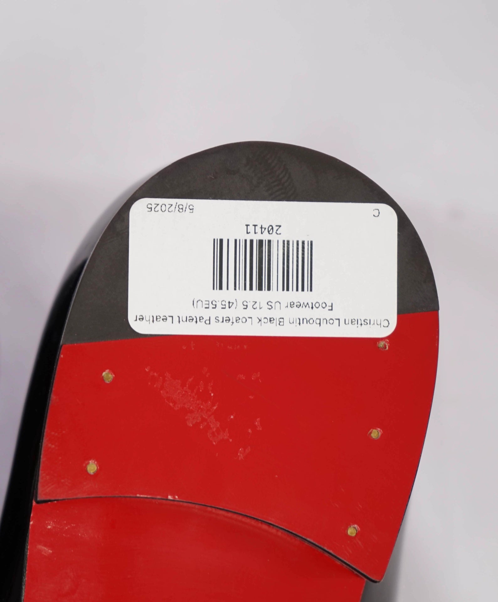 $945 CHRISTIAN LOUBOUTIN - * DANDY CHICK* Black Patent Loafers US 12.5 (45.5EU)