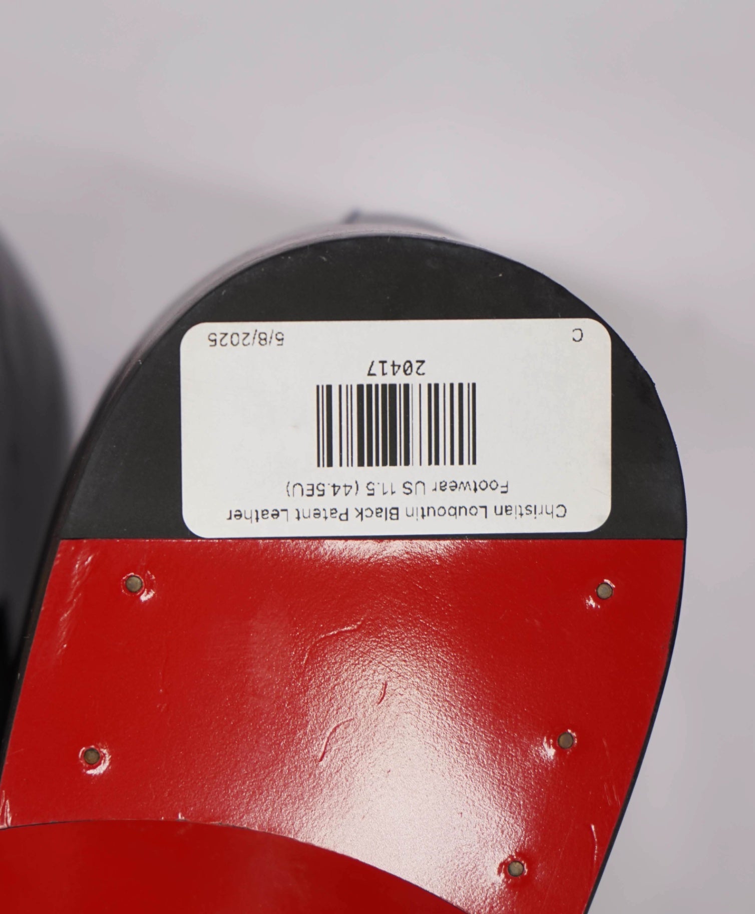 $1,250 Christian Louboutin "Chambeliss" Black Patent Oxfords US 11.5 (44.5EU)