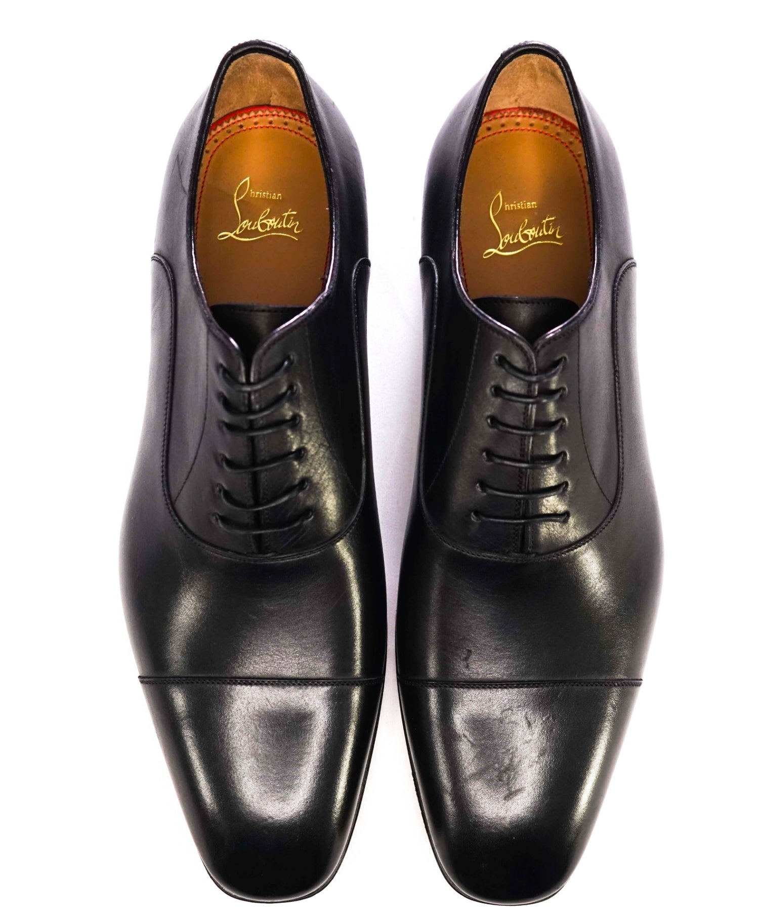$1,050 CHRISTIAN LOUBOUTIN - *GREGGO* Black Oxfords US 10 (43EU)