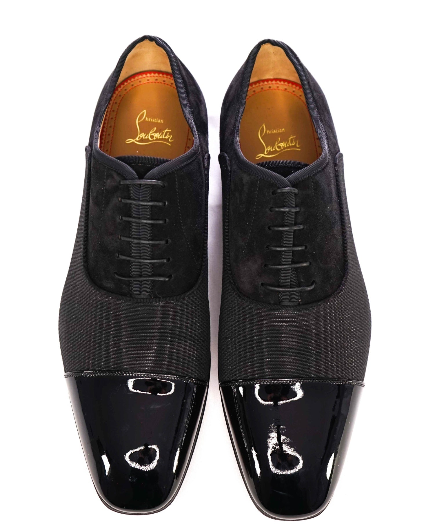 $1,050 CHRISTIAN LOUBOUTIN - *GREGGO* Black Oxfords US 9.5 (42.5EU)
