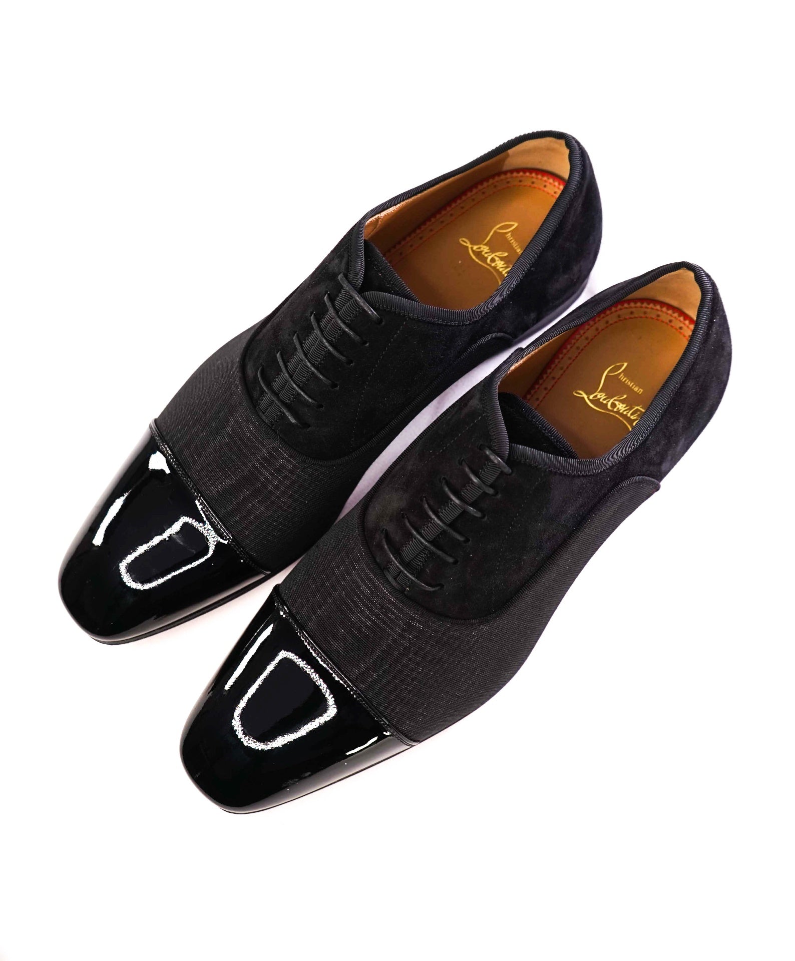 $1,050 CHRISTIAN LOUBOUTIN - *GREGGO* Black Oxfords US 9.5 (42.5EU)
