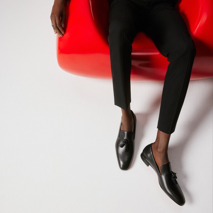 $1,050 CHRISTIAN LOUBOUTIN - *Dandelion* Spike Tassel Leather Loafers US 9.5 (42.5EU)