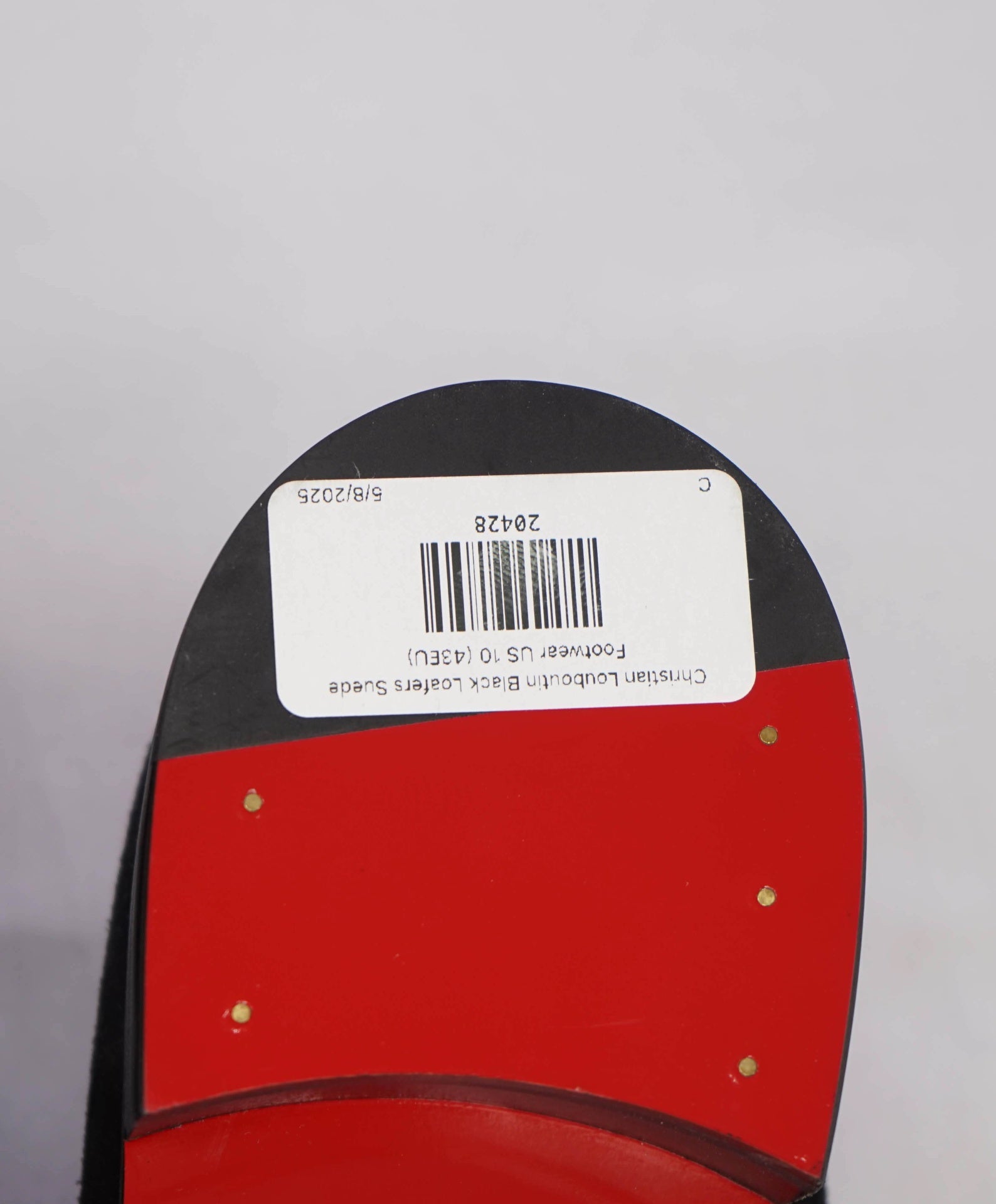 $1,100 CHRISTIAN LOUBOUTIN - *VARSIMOC* Black Leather Loafers US 10 (43EU)