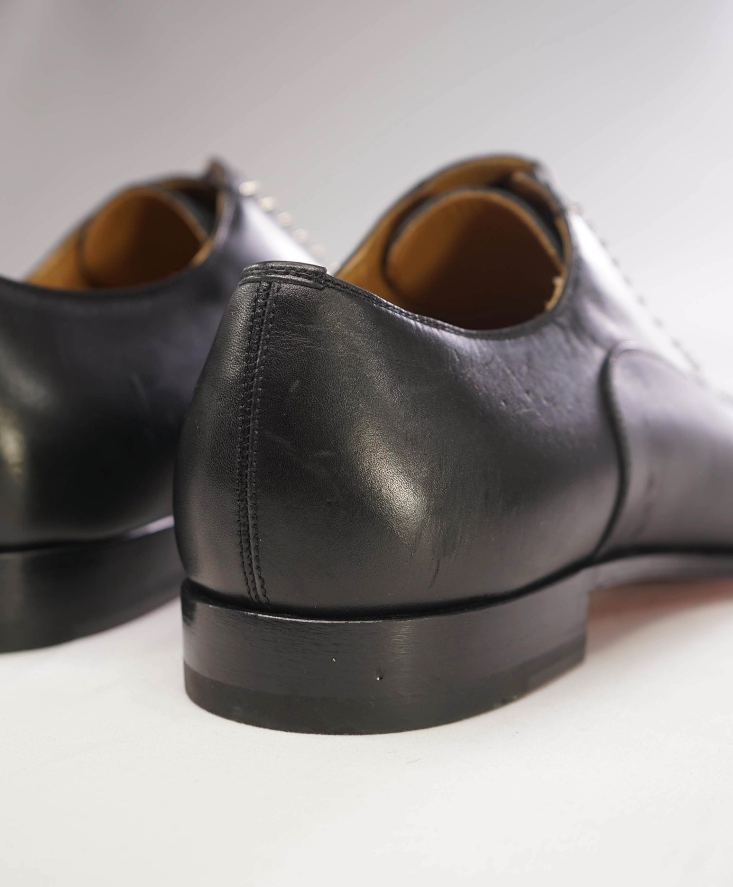 $1,200 CHRISTIAN LOUBOUTIN - *CLOOCLOO* Black Spike Oxfords US 10.5 (43.5EU)