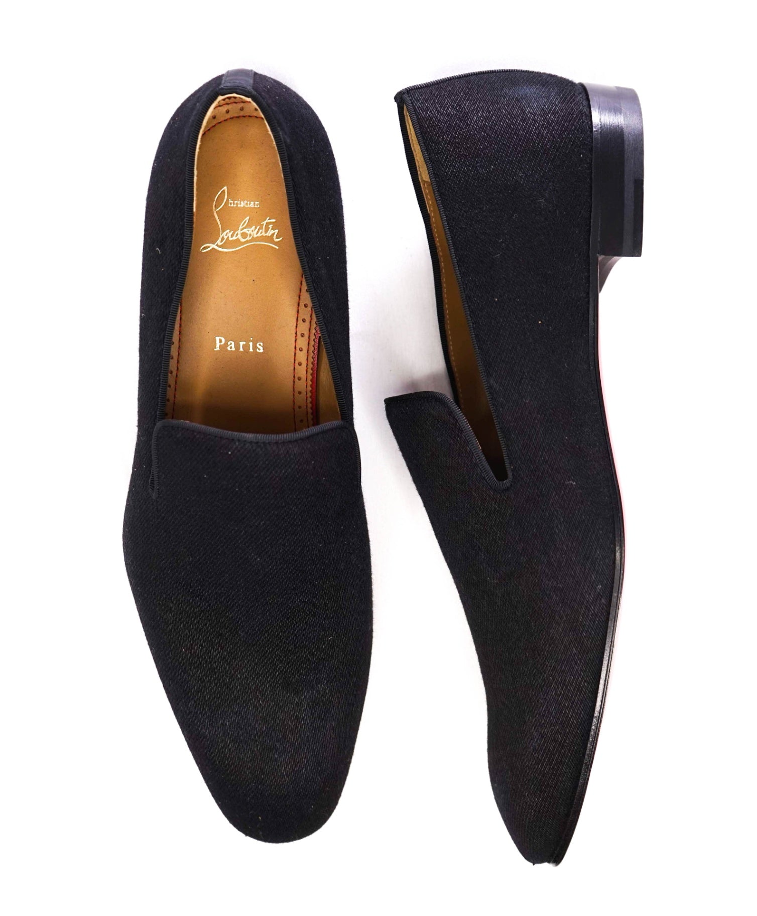 $1,250 Christian Louboutin "Dandelion" Black Matte Loafer US 11 (44EU)