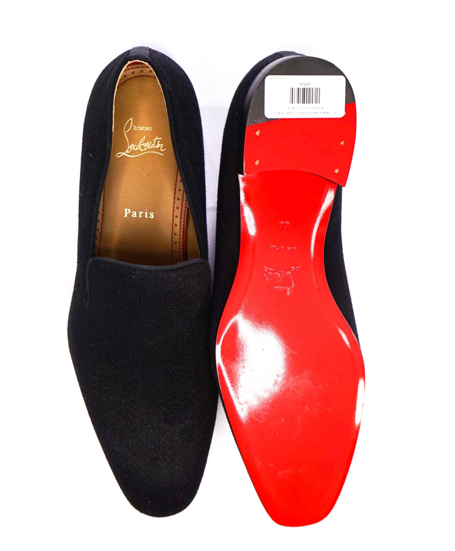 $1,250 Christian Louboutin "Dandelion" Black Matte Loafer US 11 (44EU)