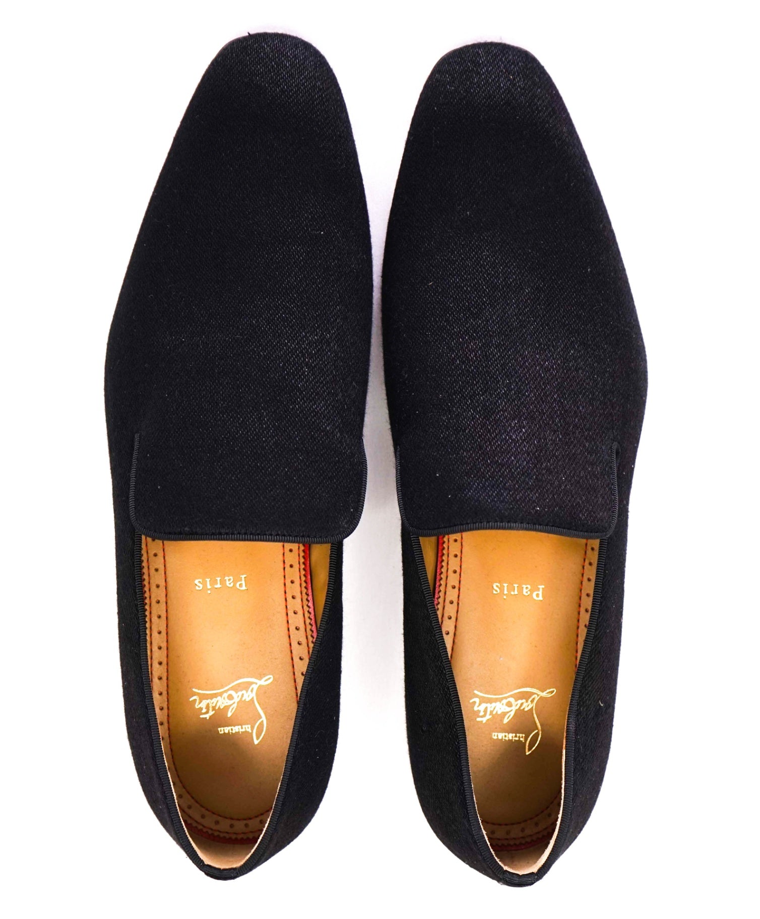 $1,250 Christian Louboutin "Dandelion" Black Matte Loafer US 11 (44EU)