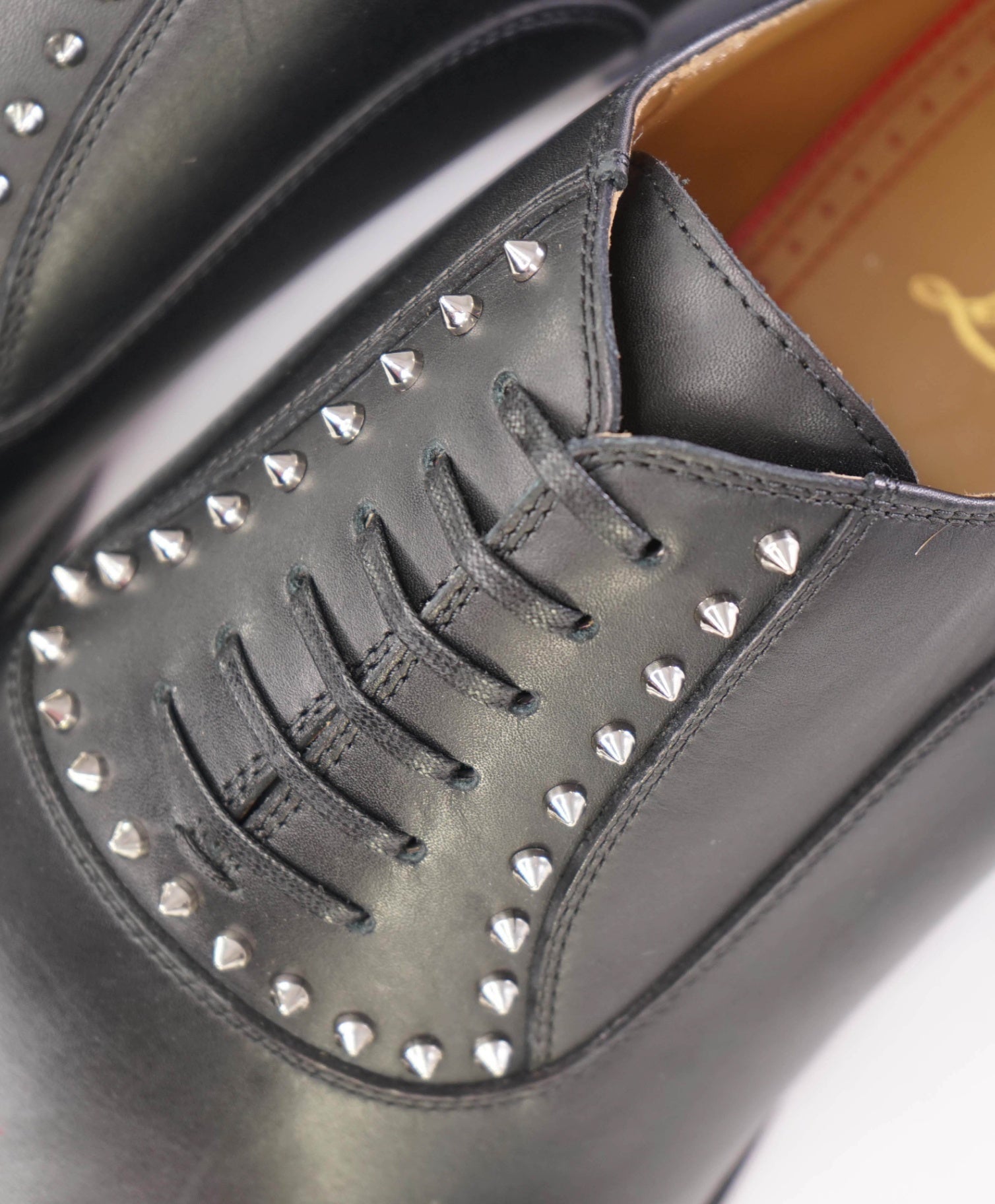 $1,200 CHRISTIAN LOUBOUTIN - *CLOOCLOO* Black Spike Oxfords US 11 (44EU)