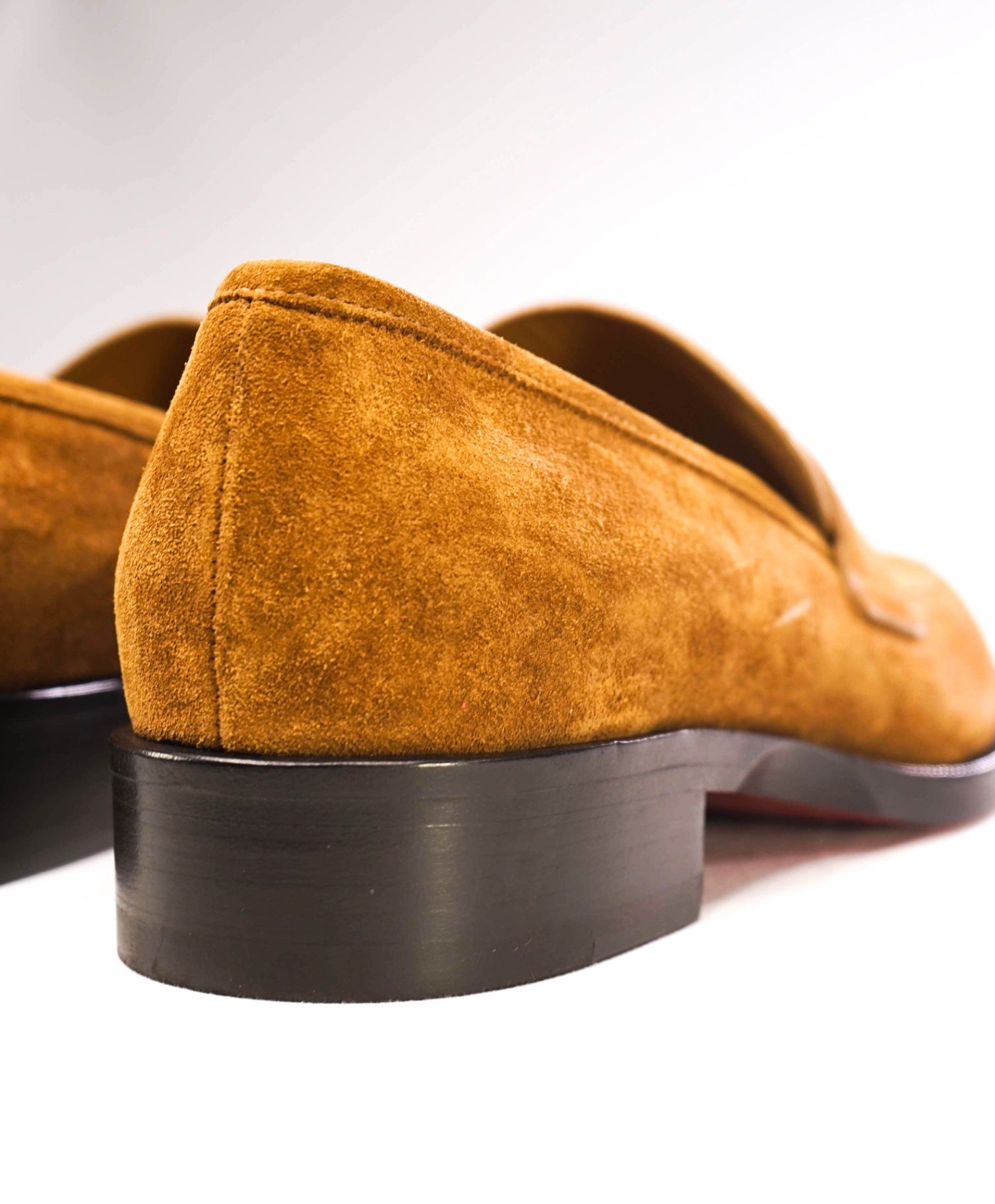 $1,100 CHRISTIAN LOUBOUTIN - *VARSIMOC* Brown Suede Loafers US 7 (40EU)