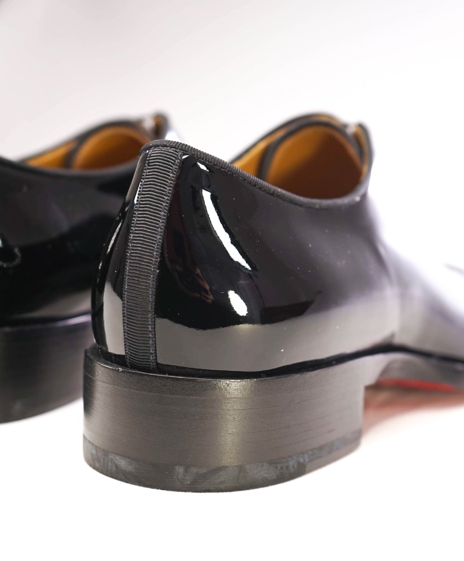 $1,145 CHRISTIAN LOUBOUTIN - *CORTEO* Black Patent Leather Oxfords US 10 (43EU)