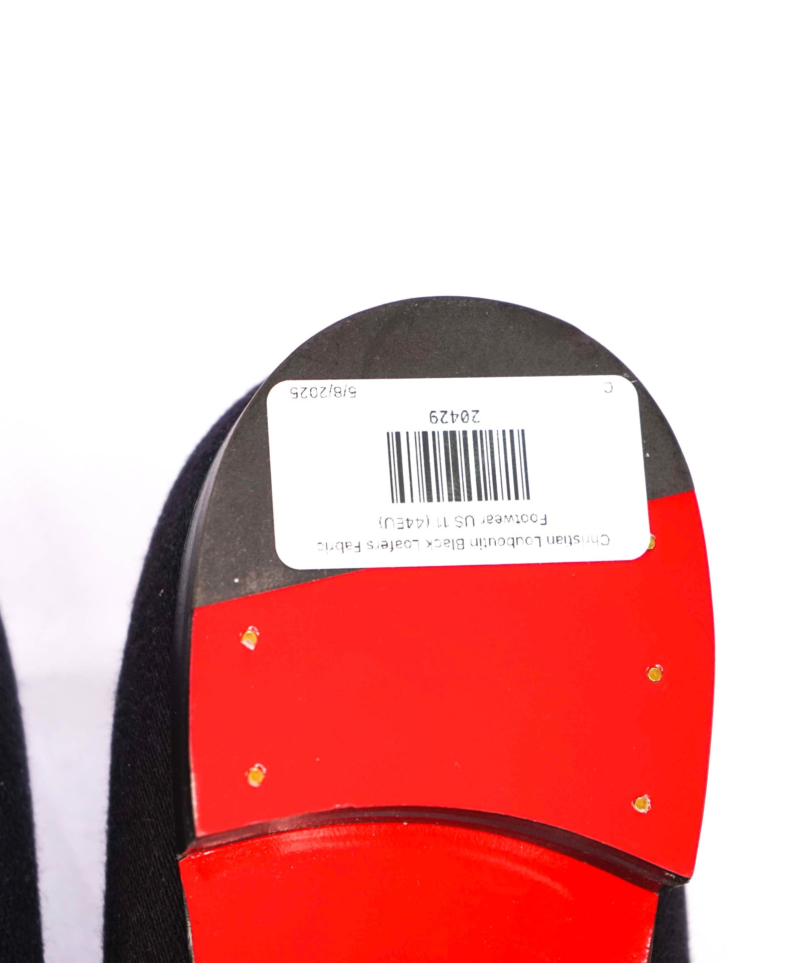 $1,250 Christian Louboutin "Dandelion" Black Matte Loafer US 11 (44EU)