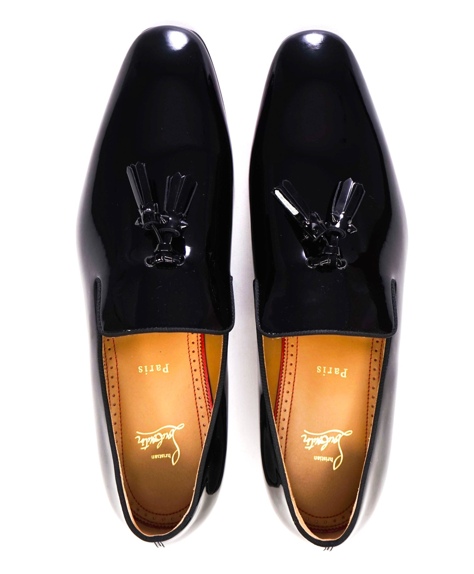 $1,050 CHRISTIAN LOUBOUTIN - *Dandelion* Spike Tassel Leather Loafers US 13 (46EU)