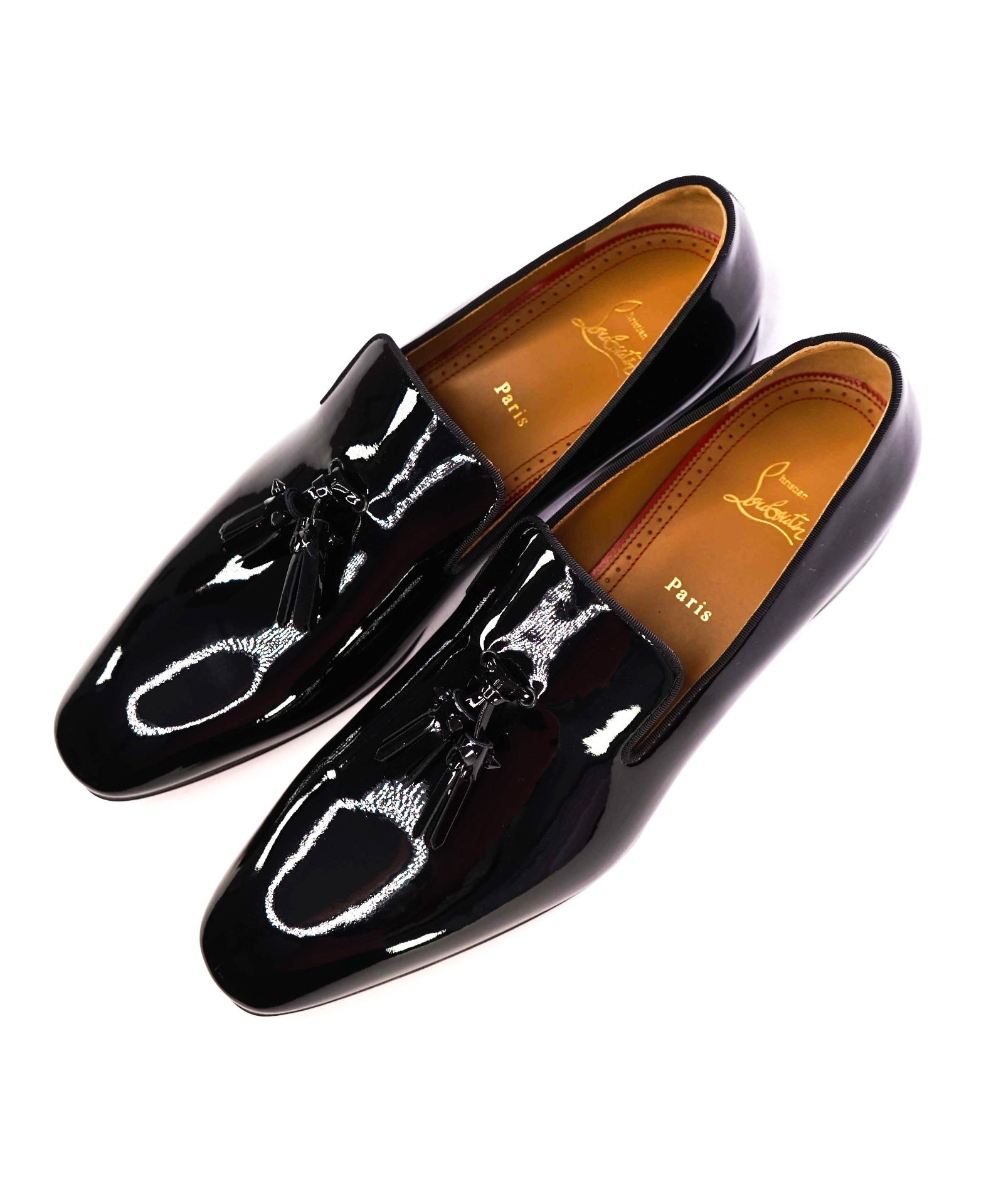 $1,050 CHRISTIAN LOUBOUTIN - *Dandelion* Spike Tassel Leather Loafers US 13 (46EU)