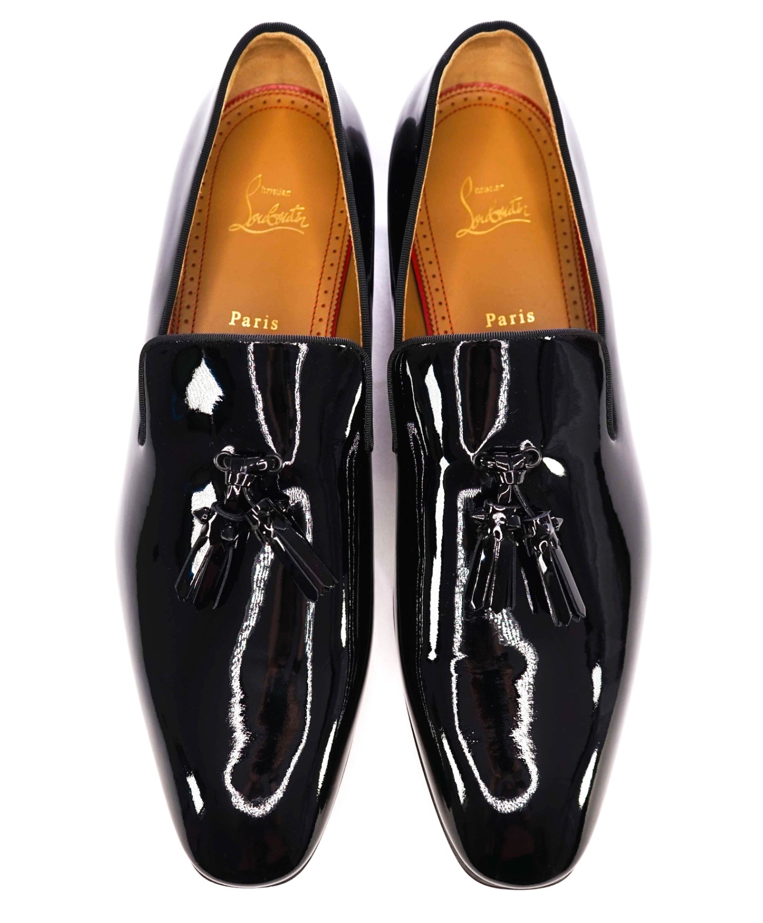 $1,050 CHRISTIAN LOUBOUTIN - *Dandelion* Spike Tassel Leather Loafers US 13 (46EU)