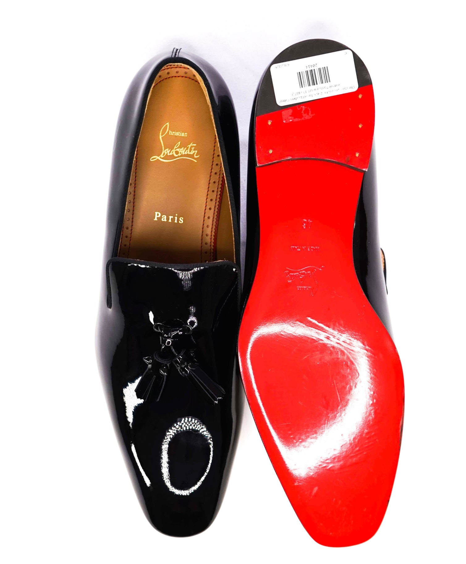 $1,050 CHRISTIAN LOUBOUTIN - *Dandelion* Spike Tassel Leather Loafers US 13 (46EU)