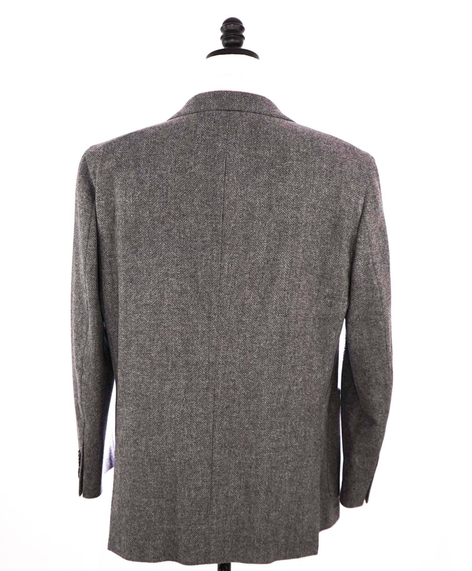 $3,295 Ermenegildo Zegna Trofeo Grey Wool/Cashmere SUEDE Blazer 44R