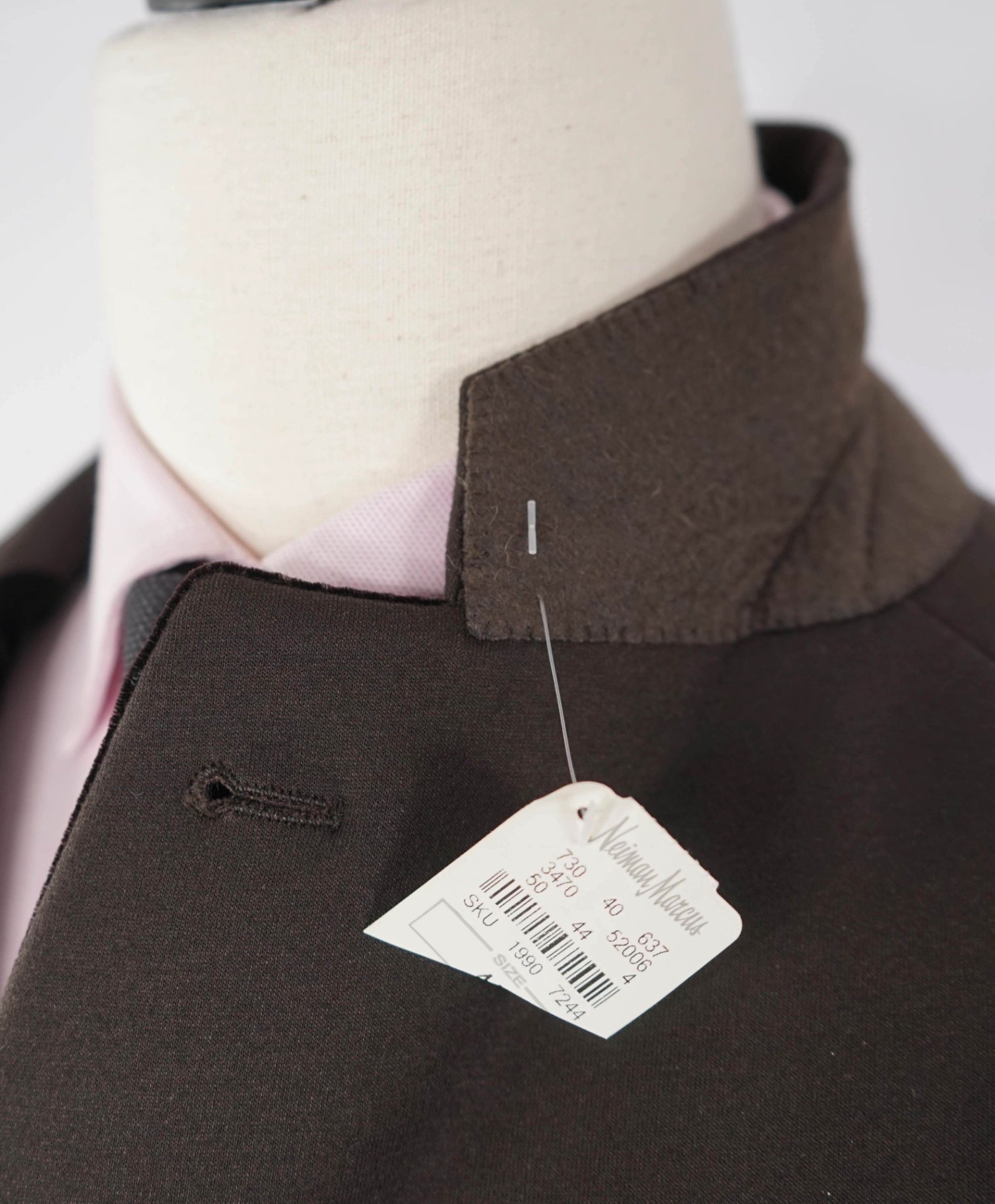 Giorgio Armani "Raglan" Brown Double breasted Velvet Dinner Jacket Blazer 42R