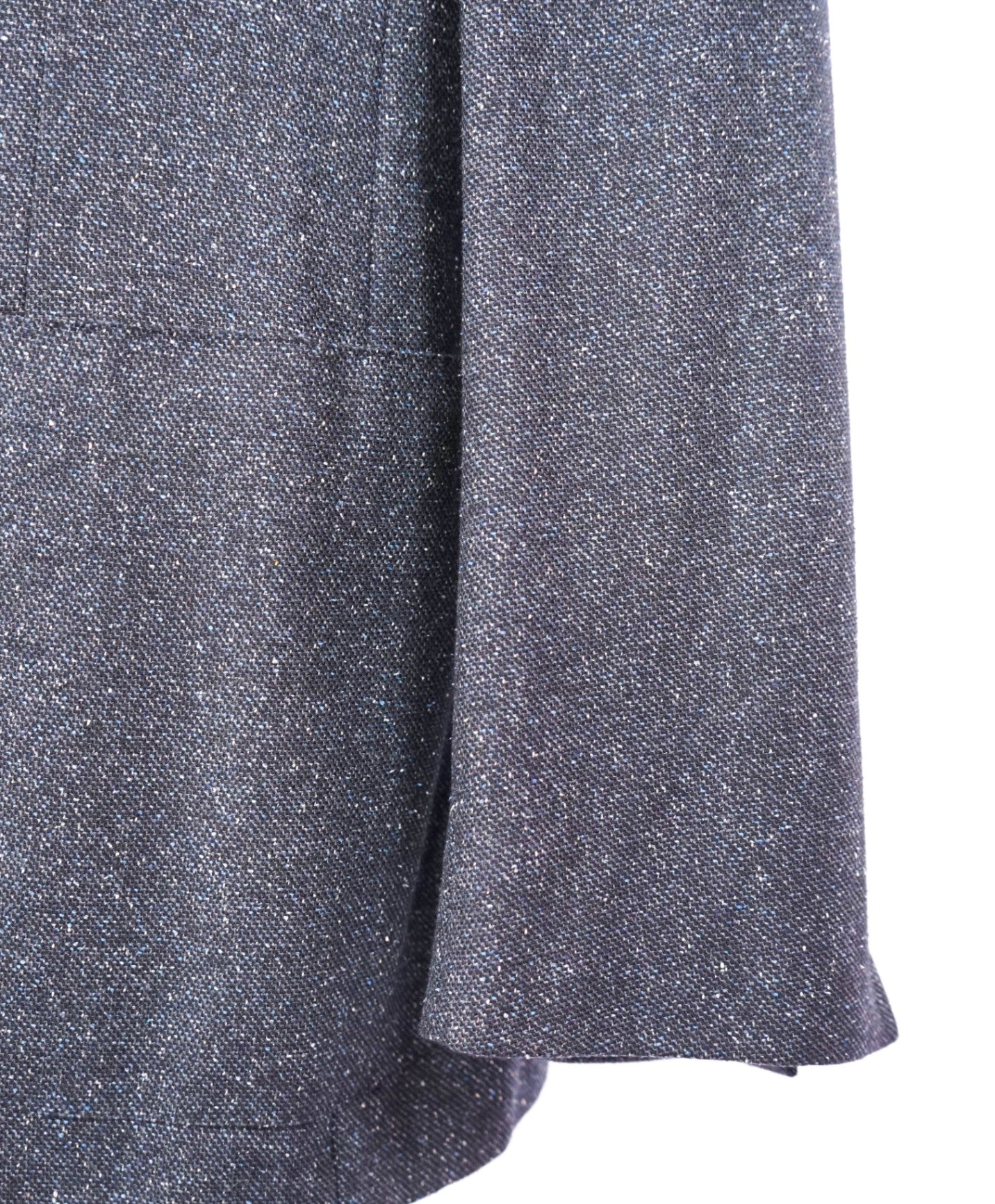 $3,000 Ermenegildo Zegna Navy Fleck Silk/Wool/Cashmere Blazer 46R