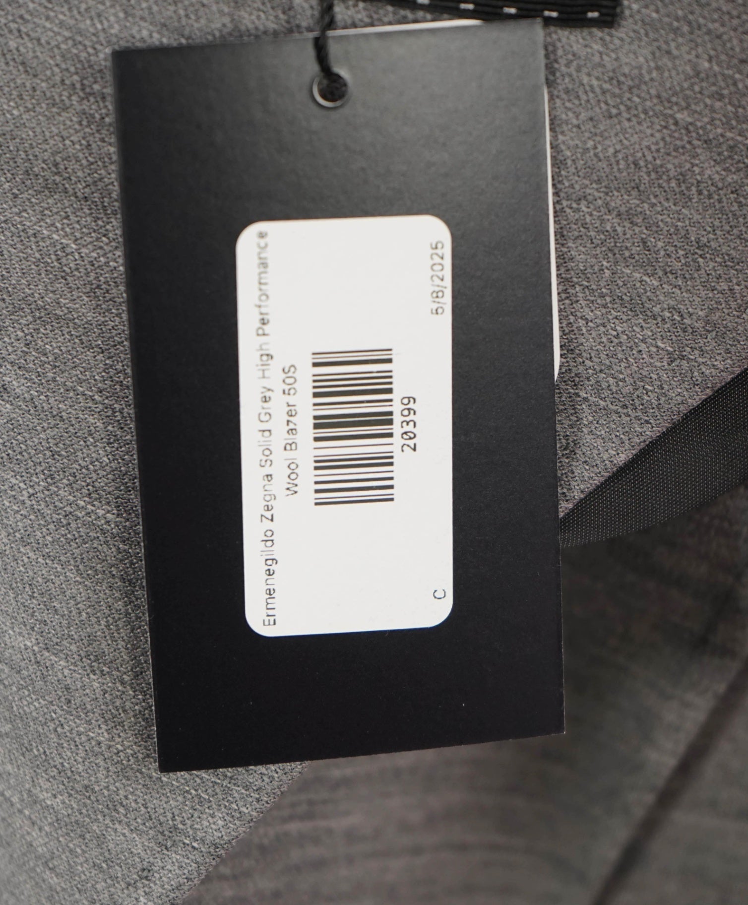 $3,995 Ermenegildo Zegna Grey "High Performance" Wool Blazer 50S US