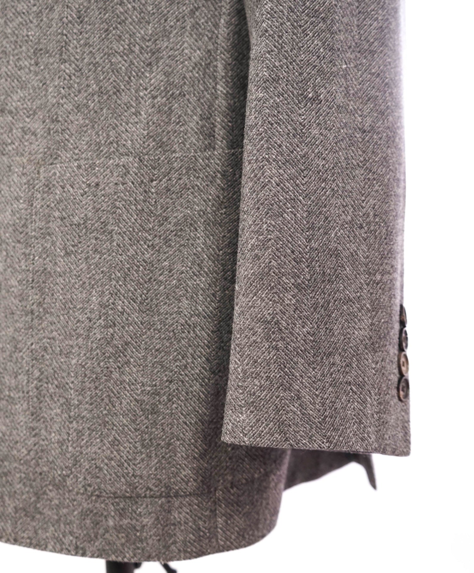 $3,295 Ermenegildo Zegna Trofeo Grey Wool/Cashmere SUEDE Blazer 44R