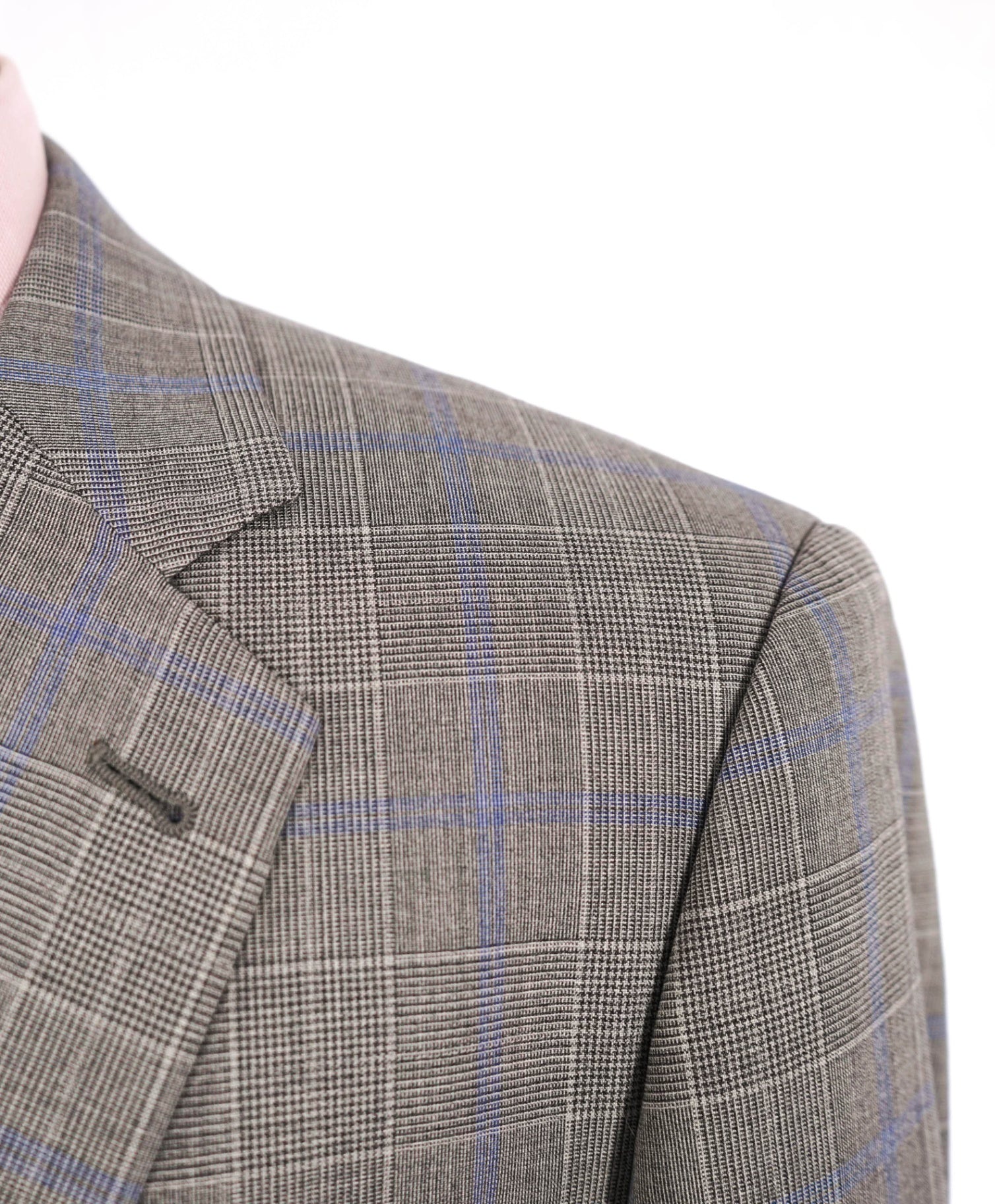 $3,795 GIORGIO ARMANI - "SOHO" Prince of Wales Suit 46R