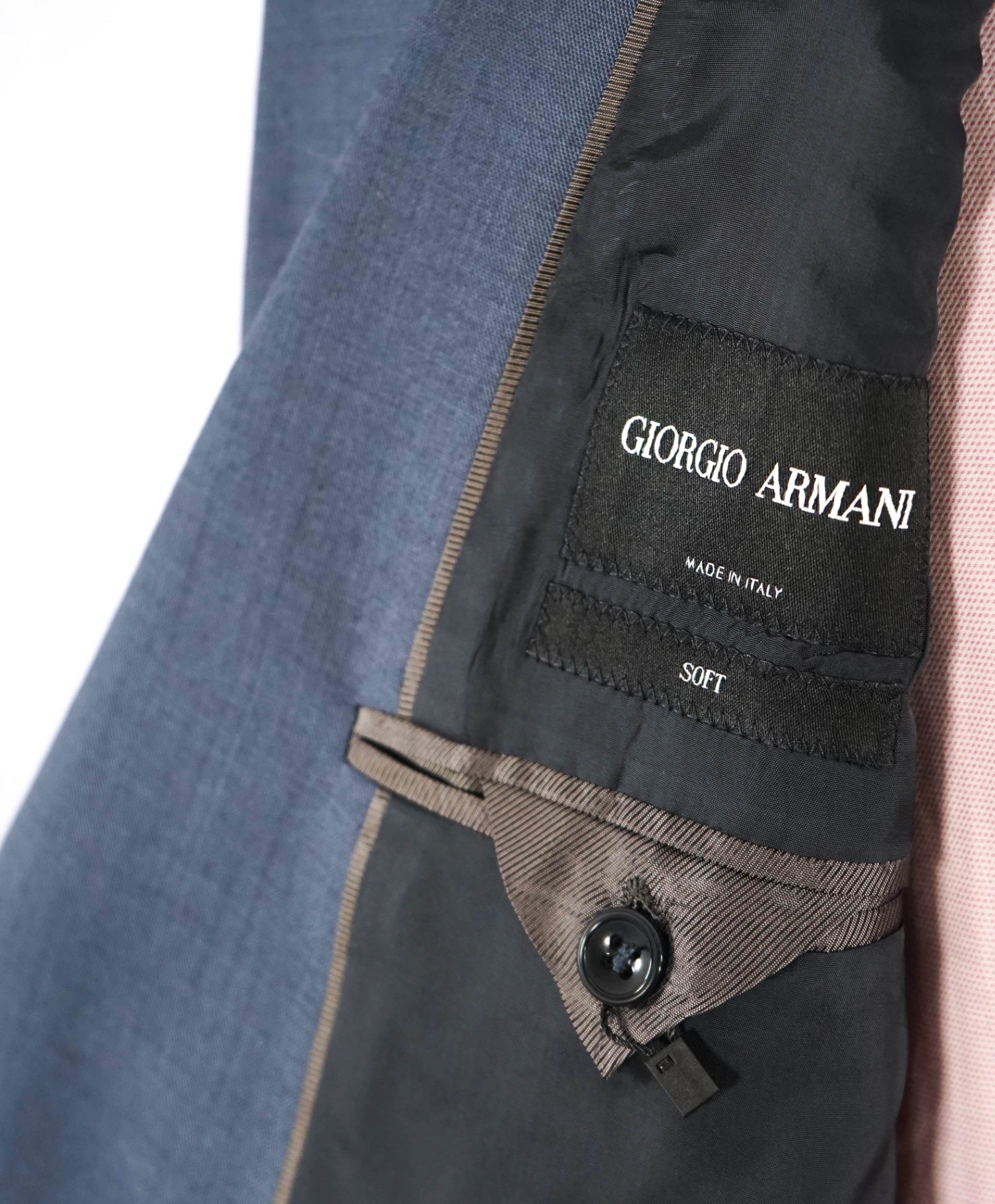 GIORGIO ARMANI - Pastel Blue “SOFT” Collection Suit Super 160's - 48R