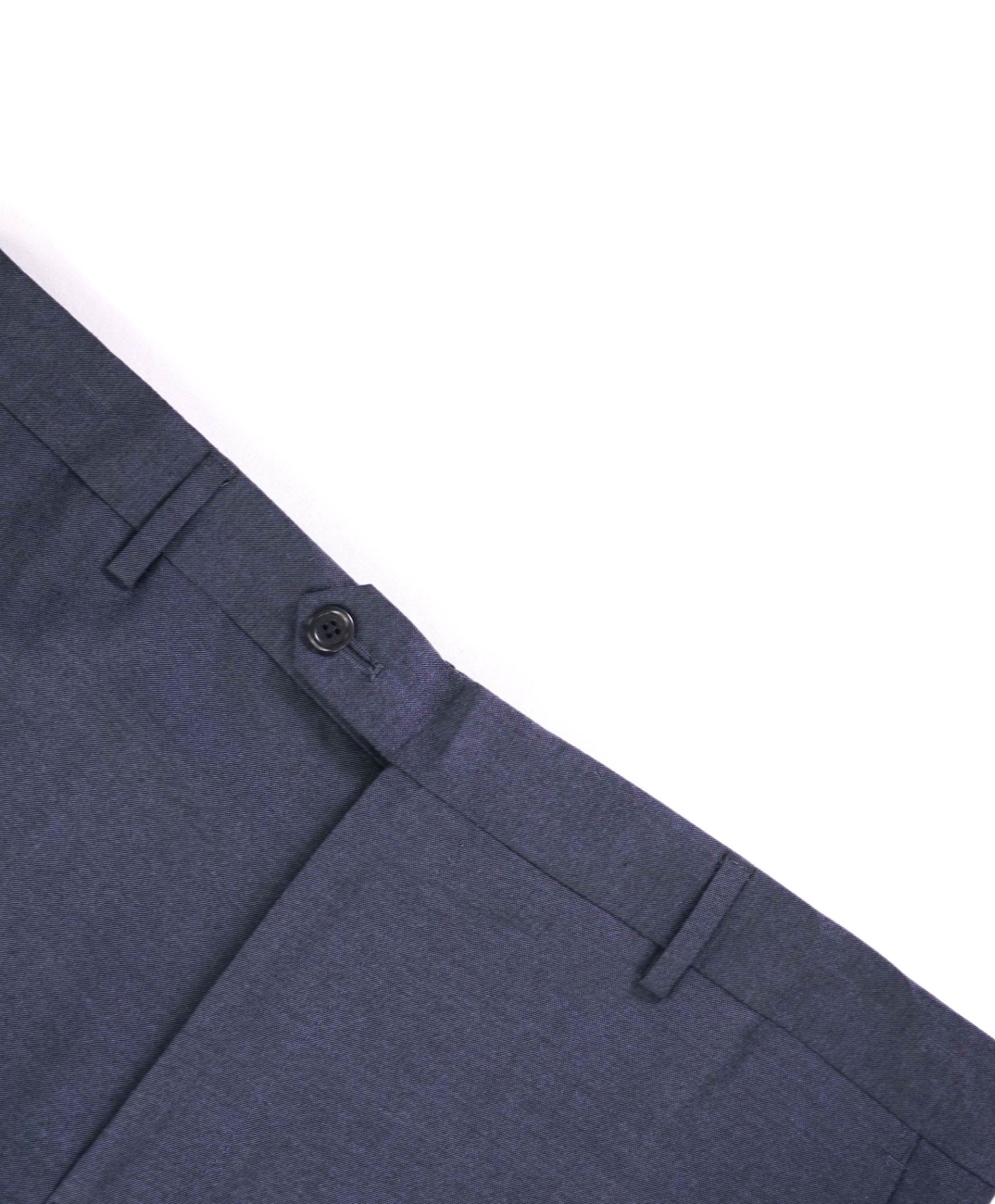$400 Saks Fifth Avenue Solid Navy Blue Wool Pants 36W