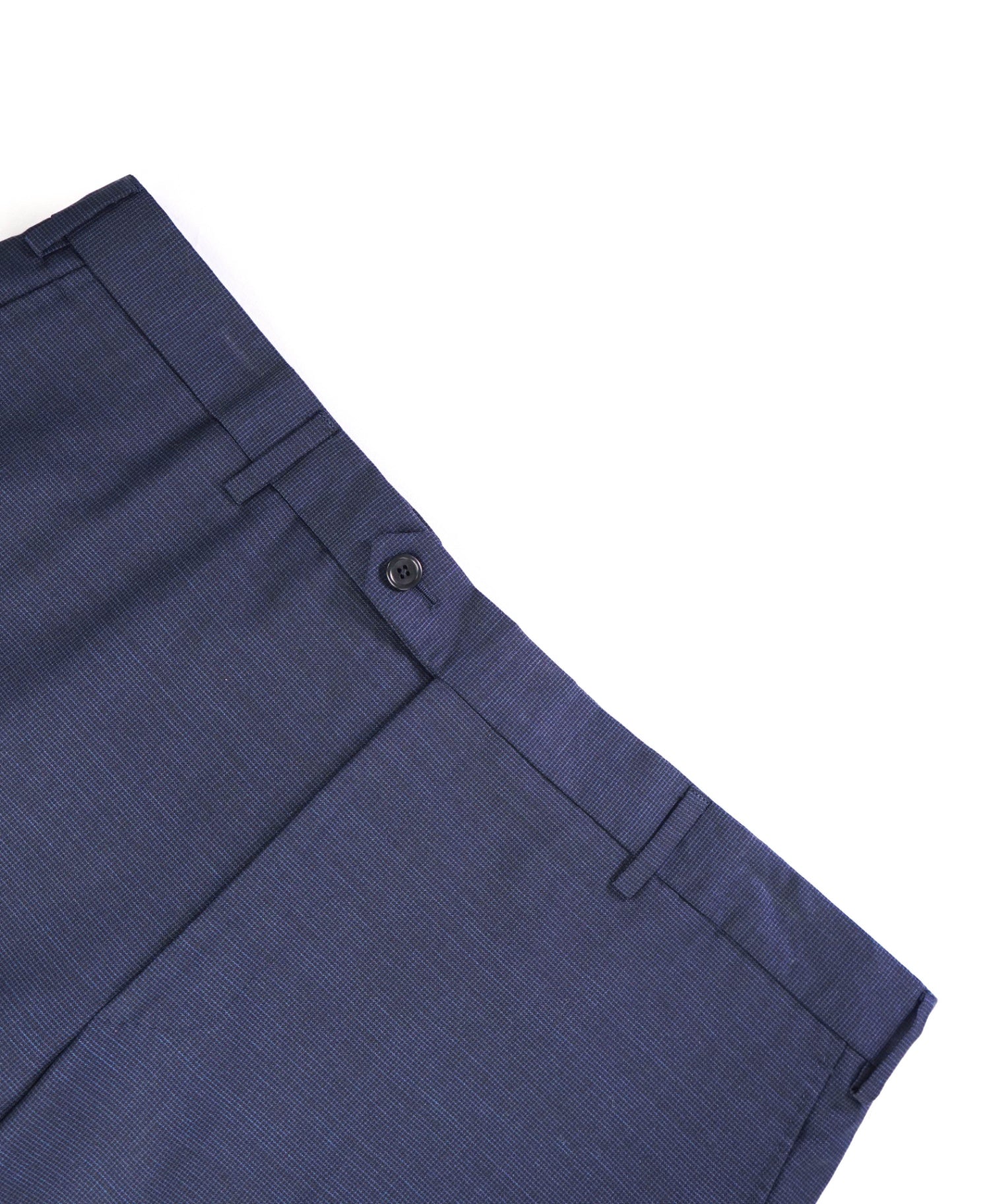 $400 Saks Fifth Avenue Navy Micro check Wool Pants 38W