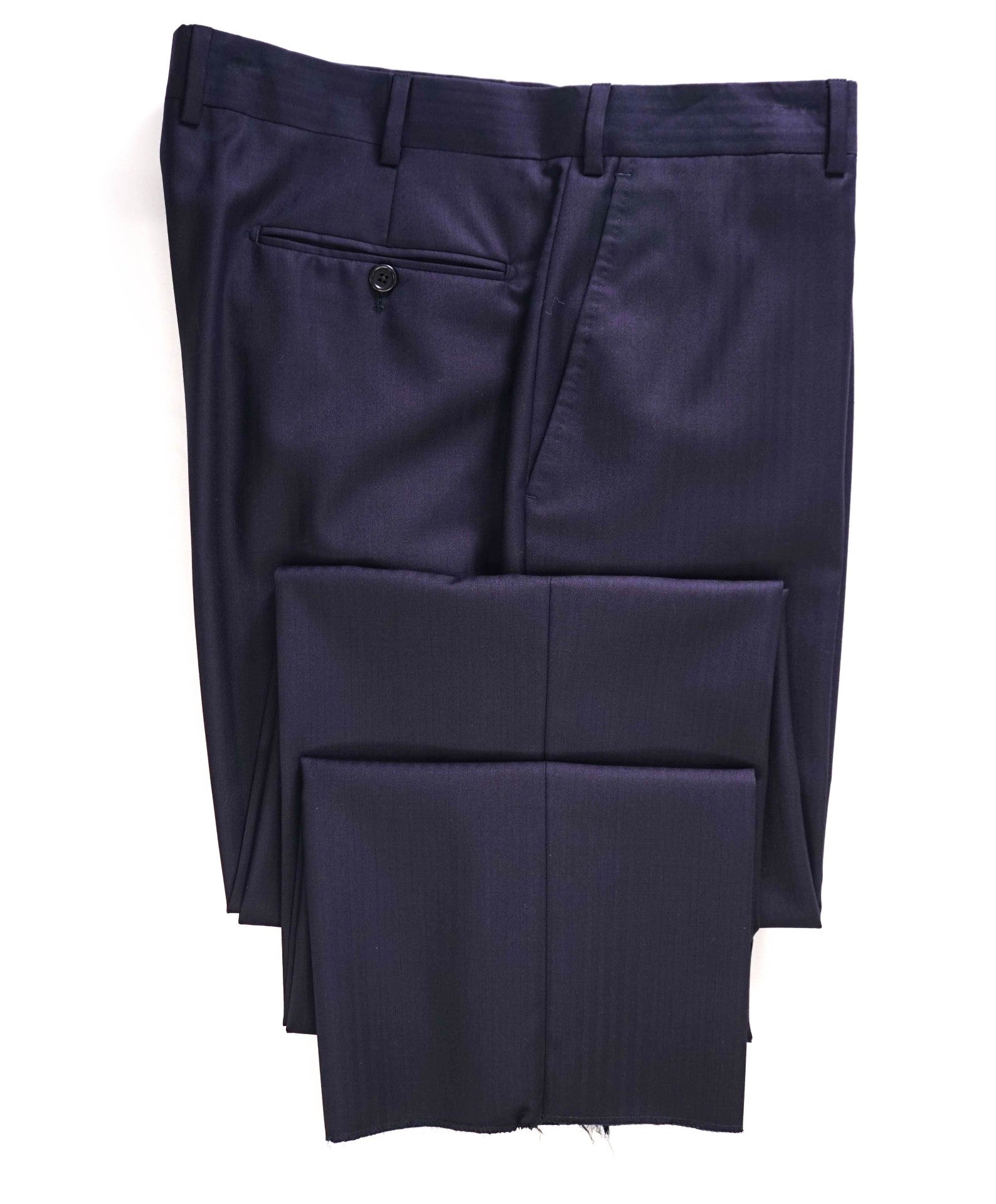 $400 Saks Fifth Avenue Navy Stripe Wool Pants 38W