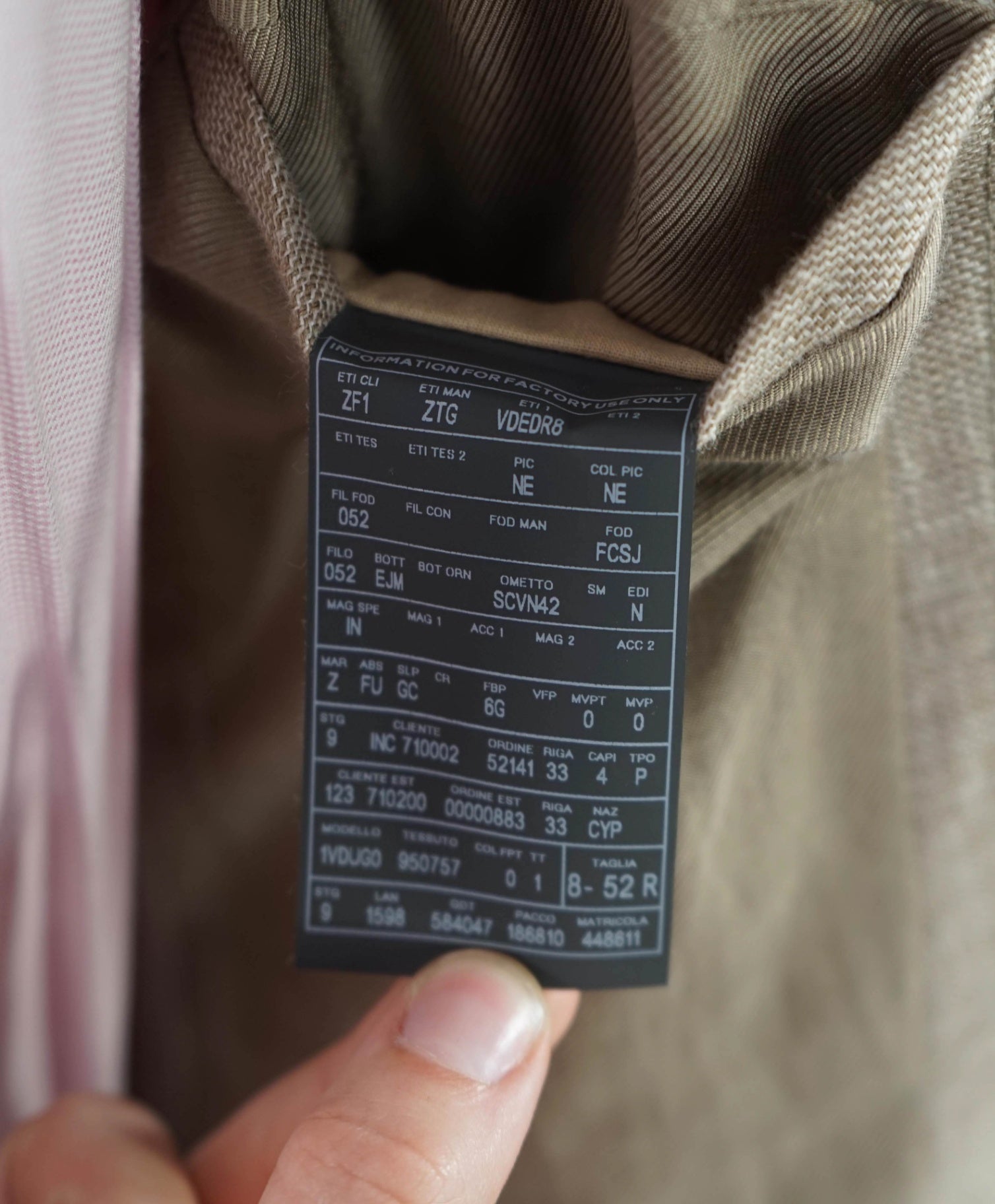 Z Zegna PATCH POCKET Solid Tan Wool/Linen Blazer 42R