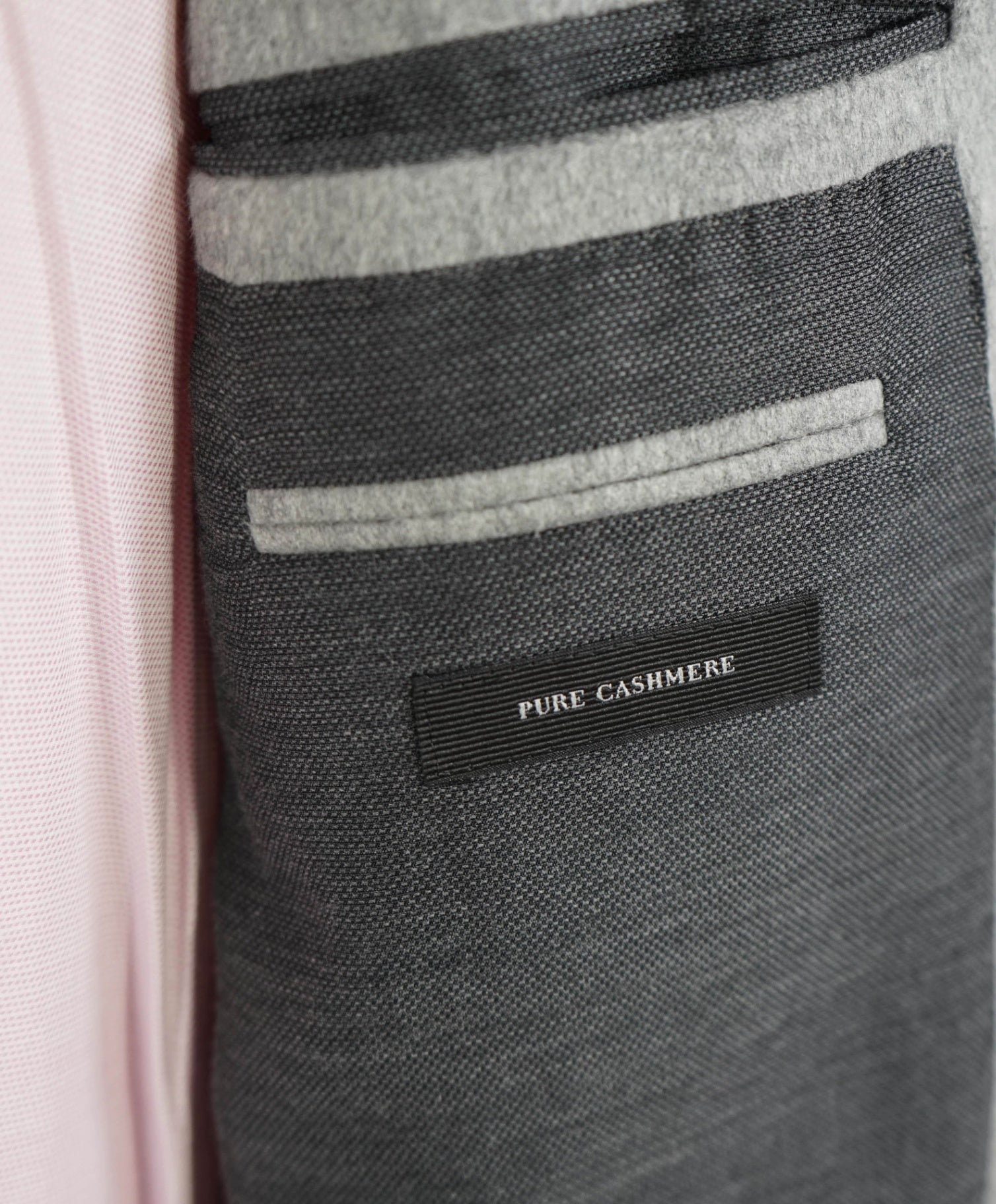 $5,995 Ermenegildo Zegna Solid Grey *PURE Cashmere* Blazer 44R