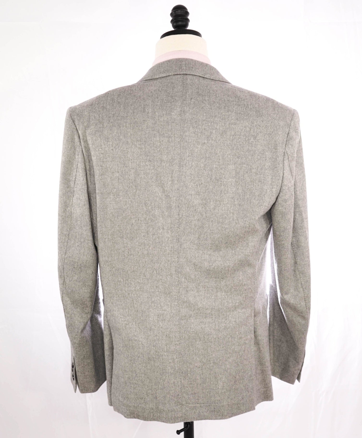 $5,995 Ermenegildo Zegna Solid Grey *PURE Cashmere* Blazer 44R