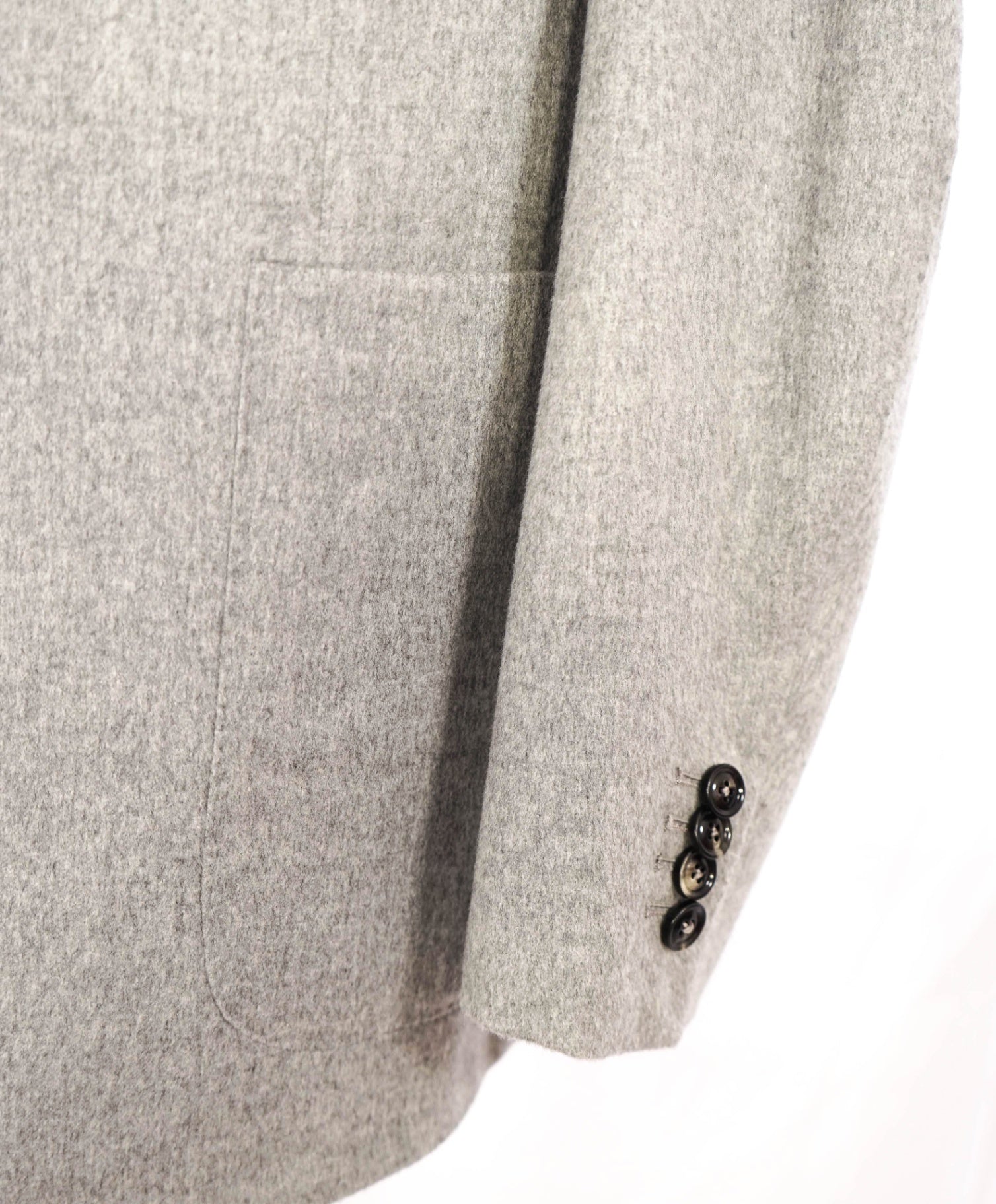 $5,995 Ermenegildo Zegna Solid Grey *PURE Cashmere* Blazer 44R